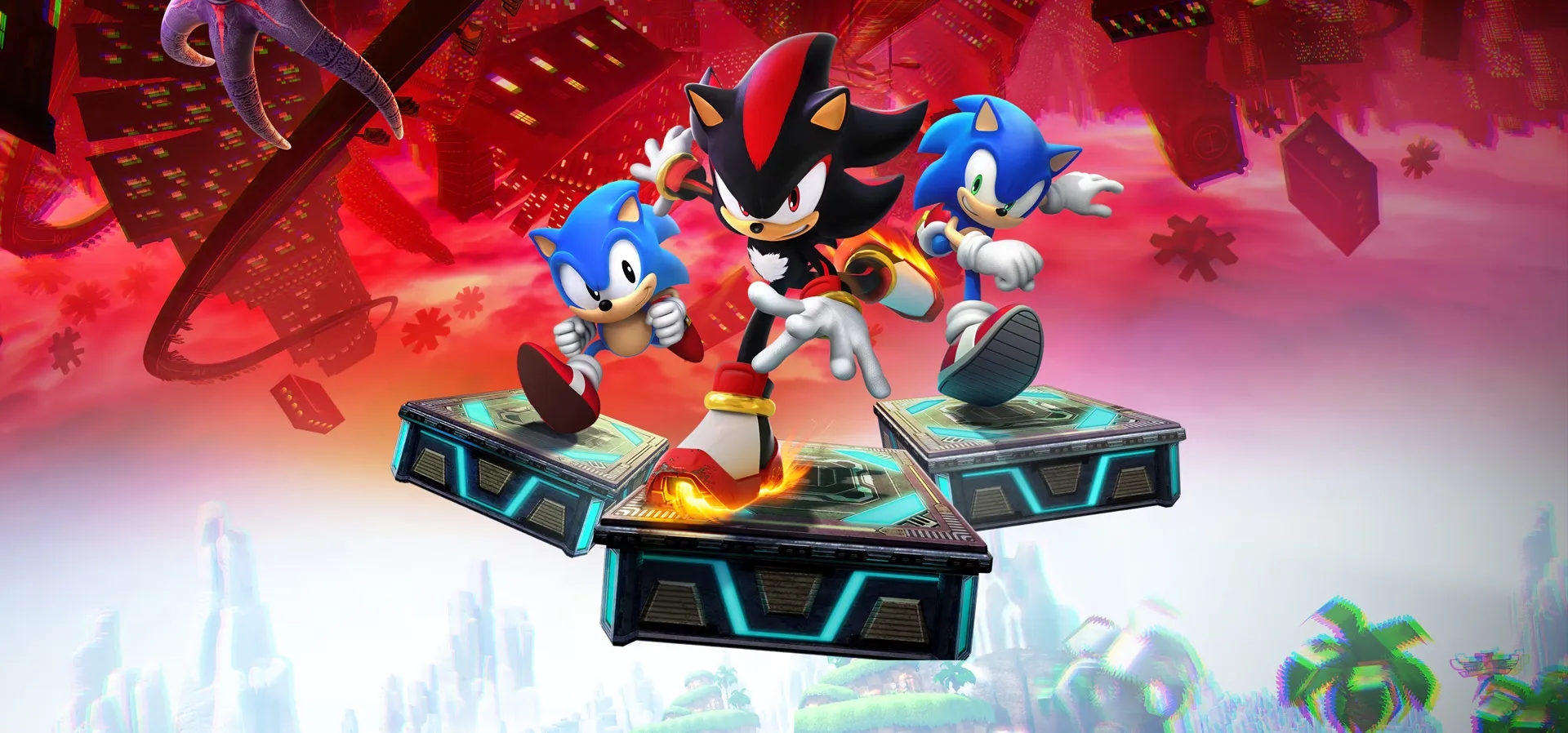 Imagem de fundo do produto Sonic X Shadow Generations PS4 & PS5 - Físico