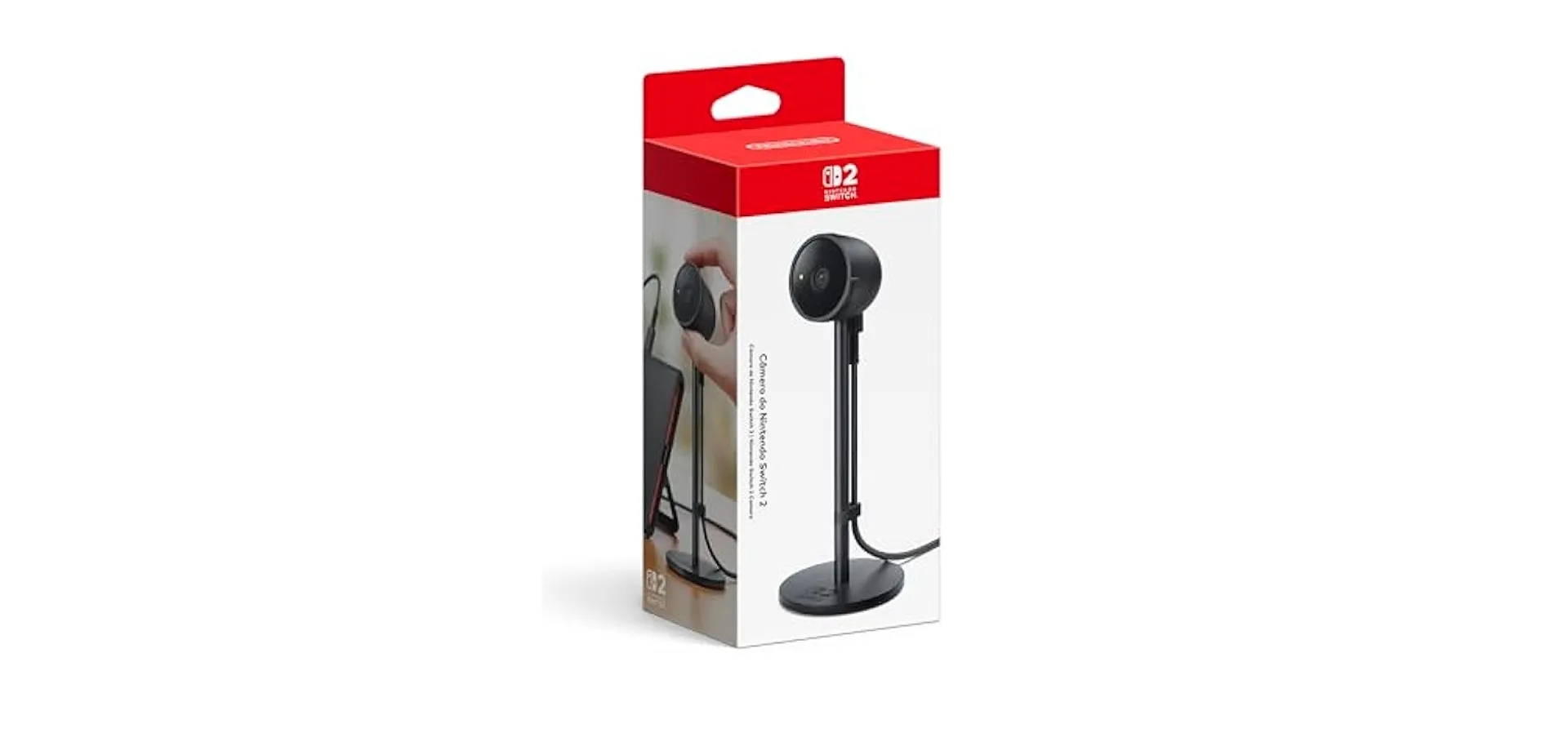 Imagem de fundo do produto Câmera Nintendo para Switch 2 USB Preto - 123684
