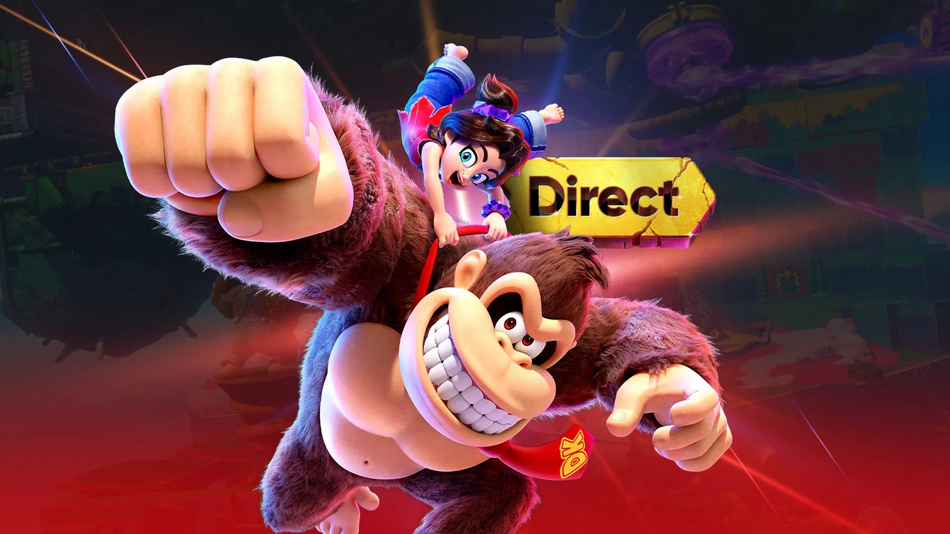 Imagem de fundo do produto Nintendo Direct Donkey Kong Bananza: Saiba as novidades!