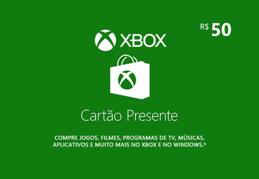 Imagem do produto Cartão Presente Digital Xbox 50 Reais