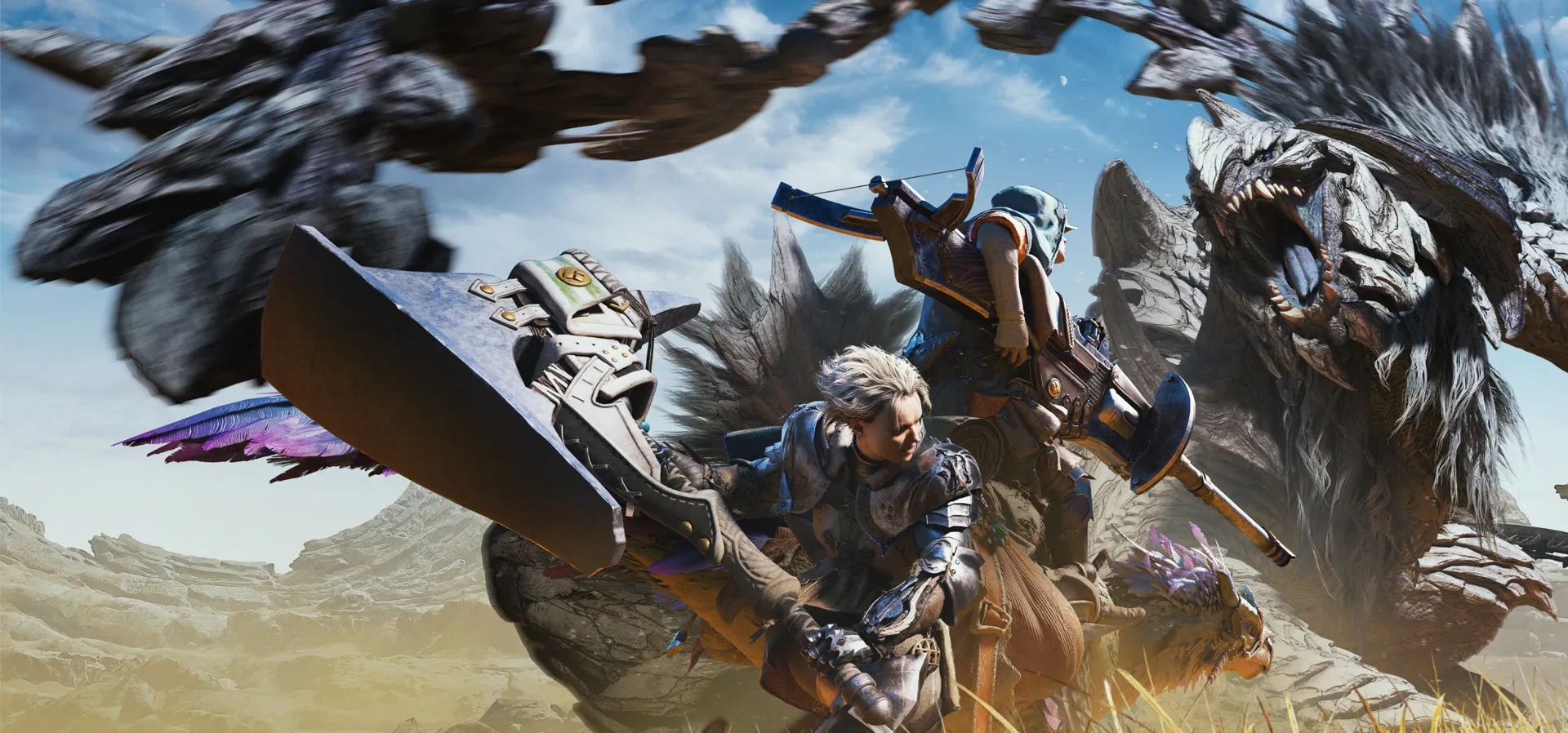 Imagem de fundo do produto Monster Hunter Wilds - PS5