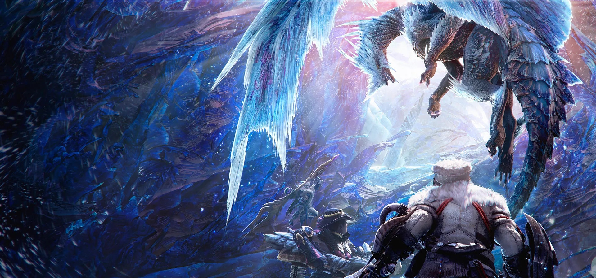 Imagem de fundo do produto Monster Hunter World: Iceborne Master Edition Digital Deluxe - PS4