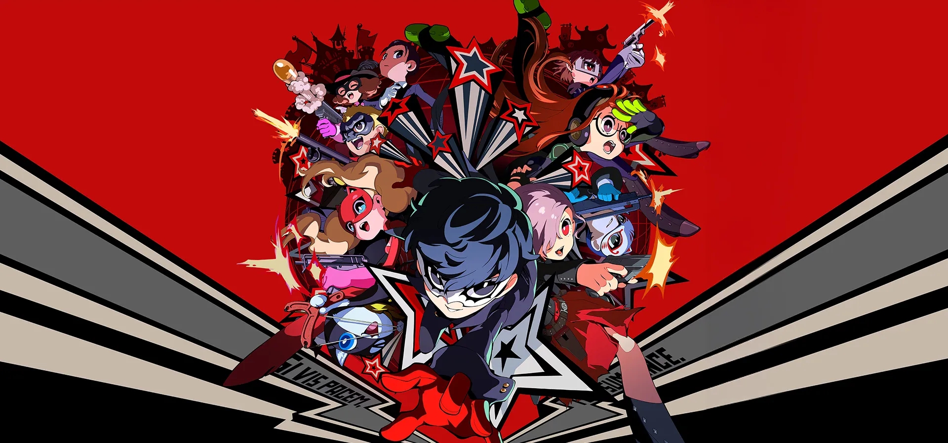 Imagem de fundo do produto Persona 5 Tactica Edição Deluxe - Switch