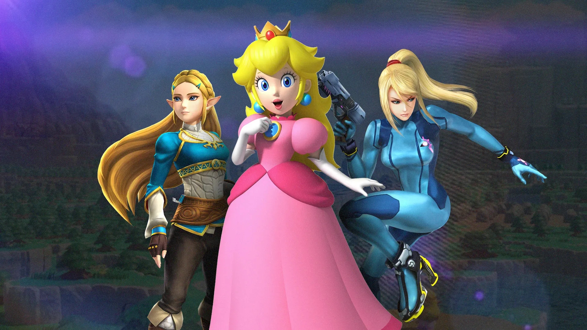 Imagem de fundo do produto Zelda, Samus e Peach: As personagens femininas da Nintendo!