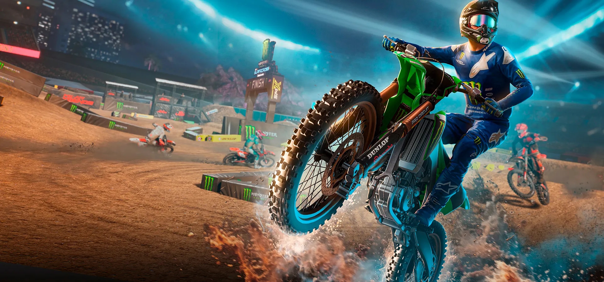 Imagem de fundo do produto MX vs ATV Legends - 2024 Monster Energy Supercross Edition - PS4