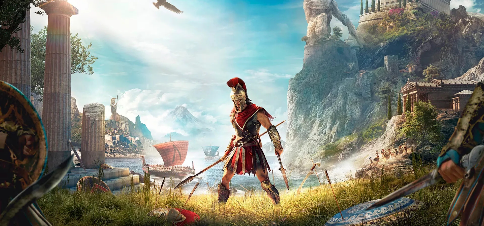 Imagem de fundo do produto Assassin's Creed® Odyssey Deluxe - Xbox One e Series X|S