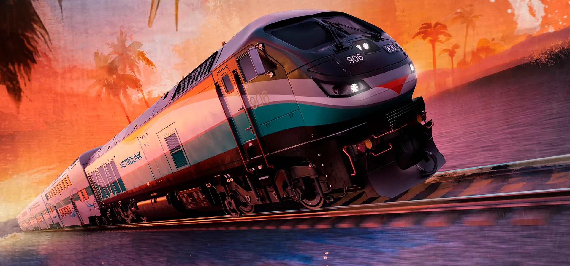 Imagem de fundo do produto Train Sim World® 4: USA Regional Edition - PS4 & PS5