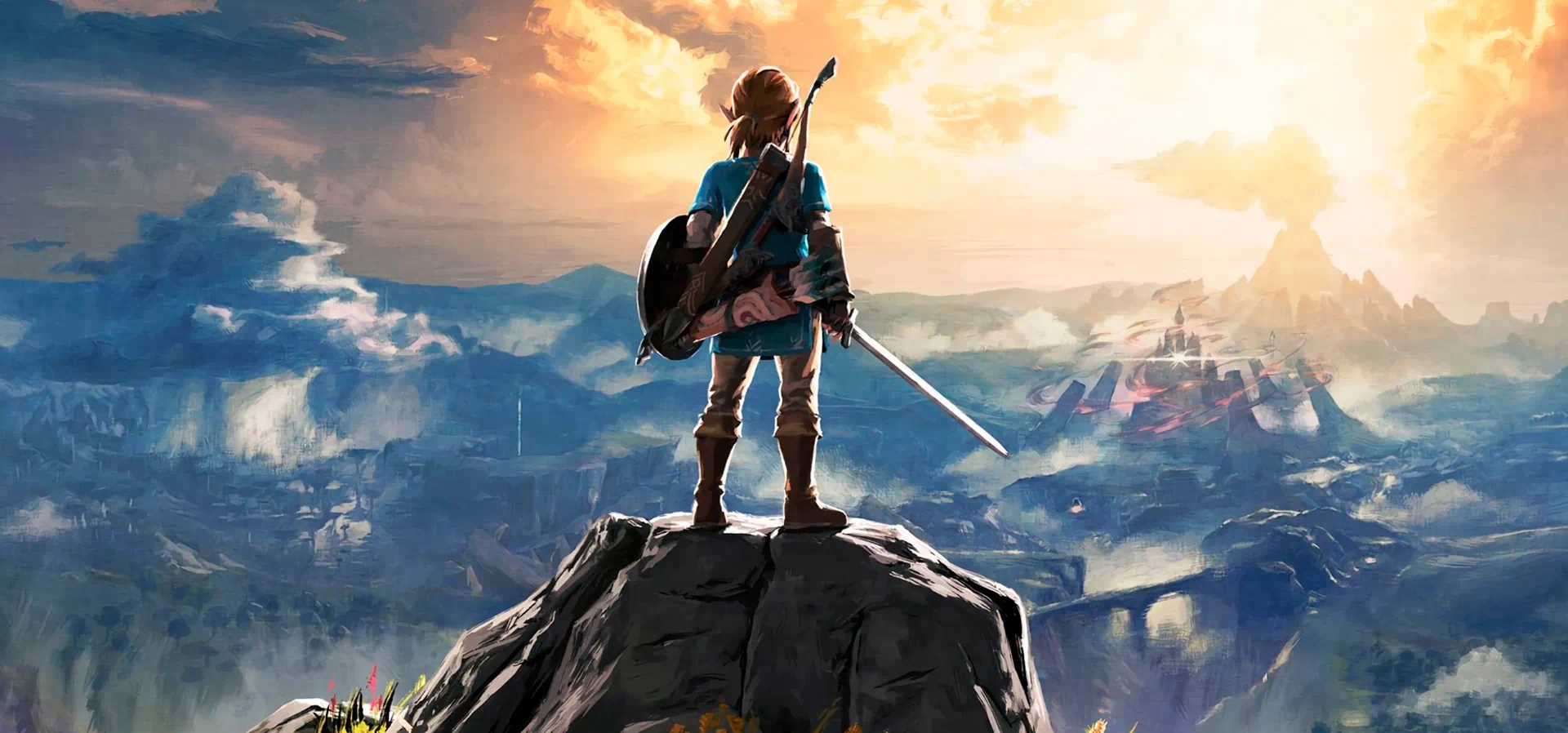 Imagem de fundo do produto The Legend of Zelda™: Breath of the Wild – Pacote de Melhoria Switch™ 2 Edition