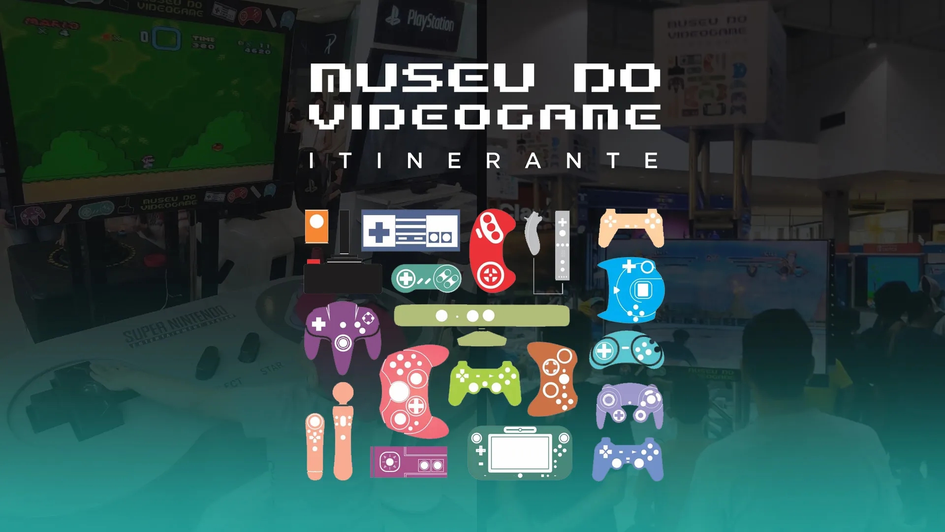 Imagem de fundo do produto Conheça sobre o Museu do Videogame Itinerante