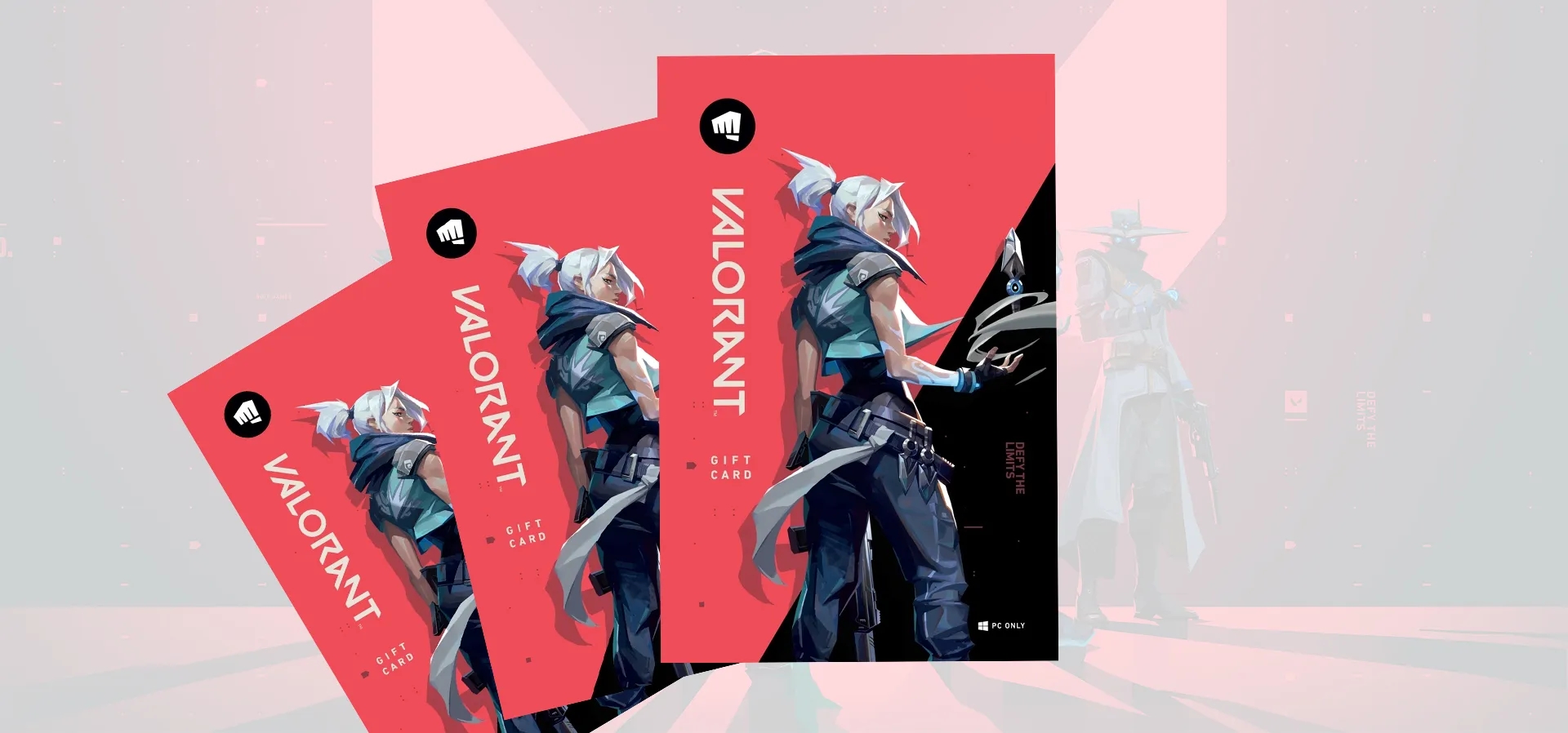 Imagem de fundo do produto Gift Card Riot Valorant - 100 Reais 