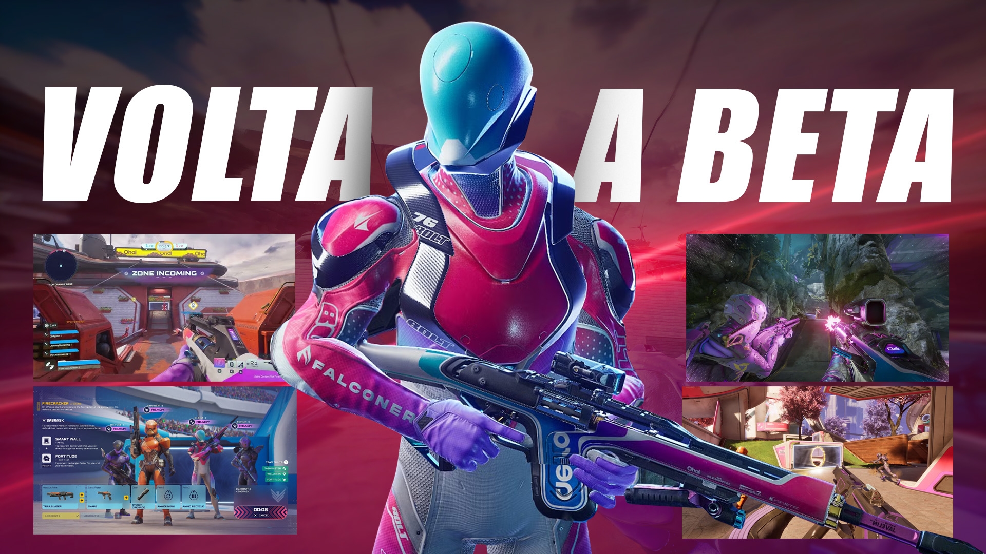 Imagem de fundo do produto Splitgate 2 volta para o beta após decepção do público