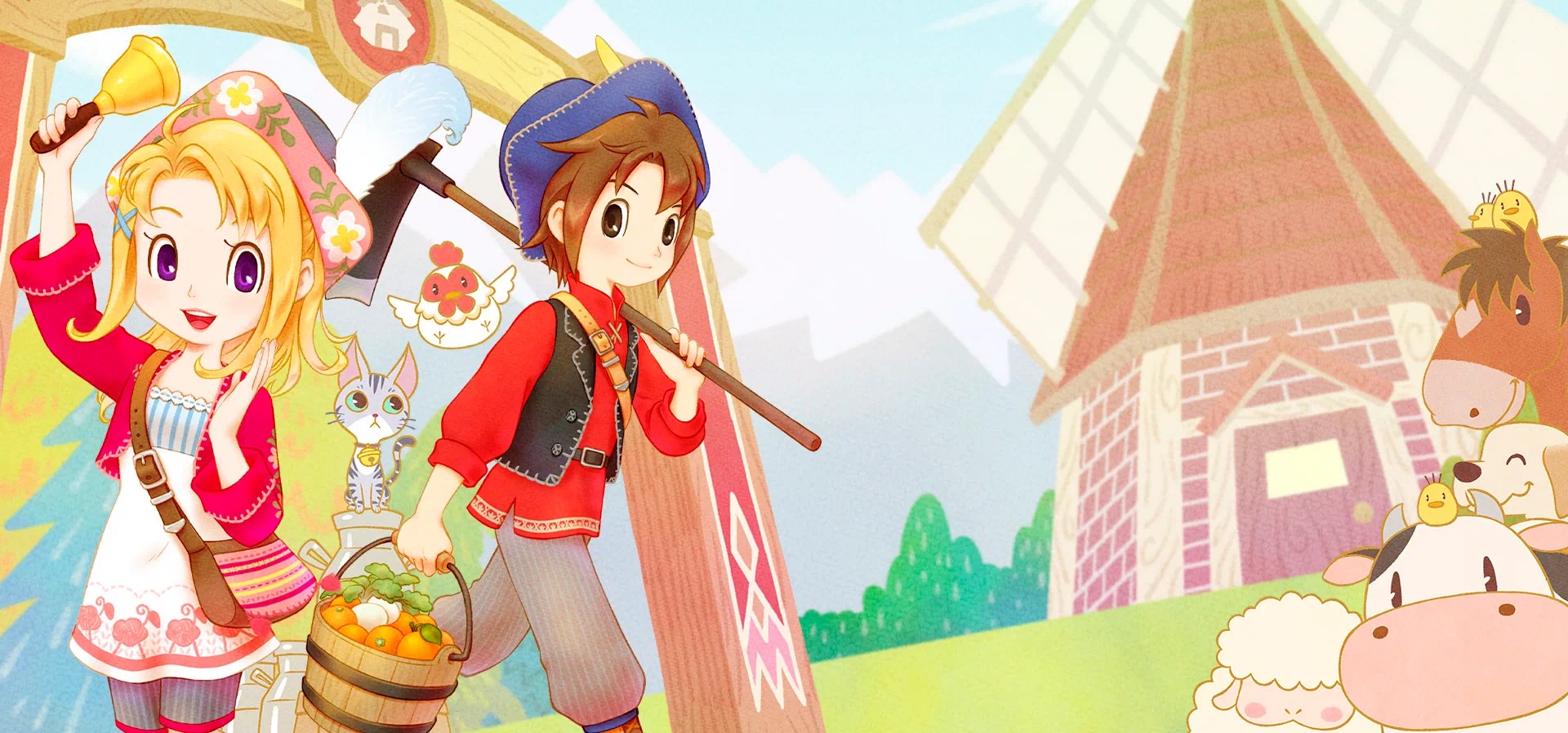 Imagem de fundo do produto Story Of Seasons: Grand Bazaar - Edition Upgrade Pack - Switch™ 2