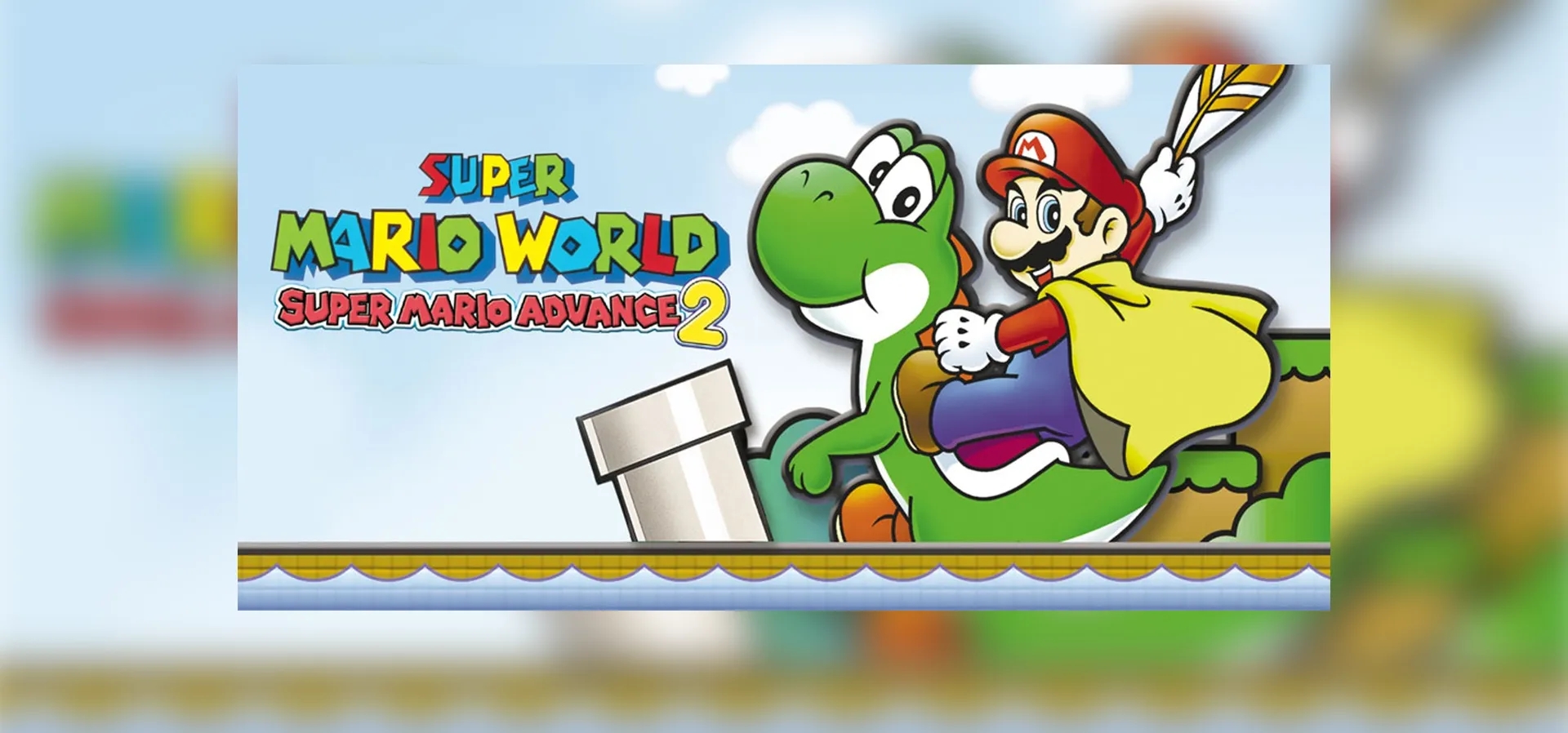 Imagem de fundo do produto Super Mario World: Super Mario Advance 2 - Game Boy Advance