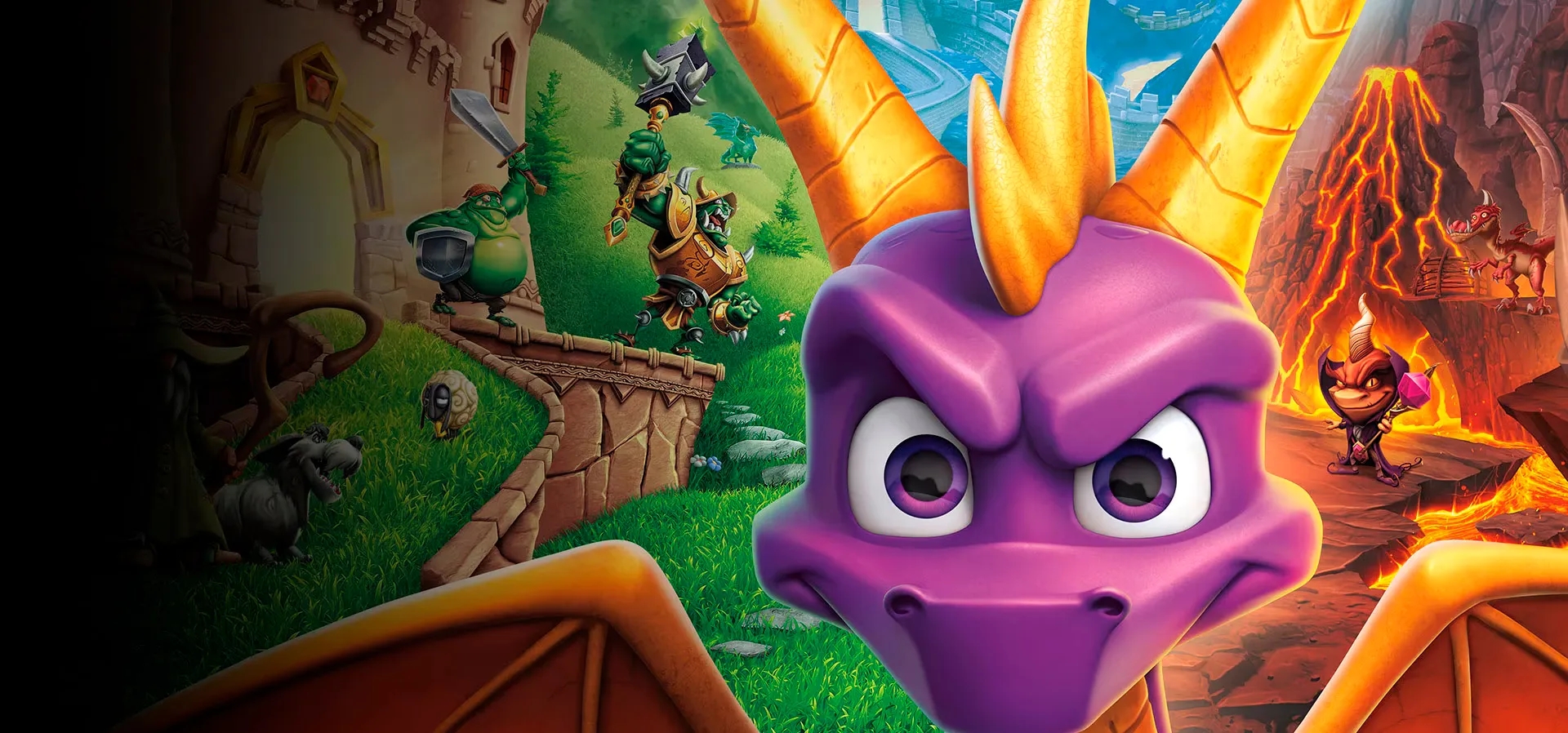 Imagem de fundo do produto Spyro™ Reignited Trilogy - PS4