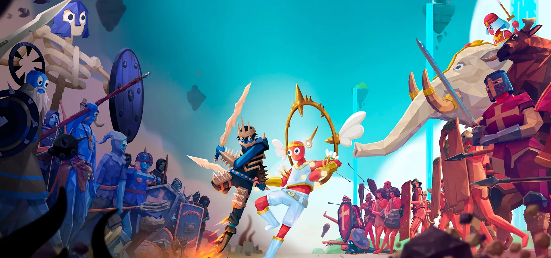 Imagem de fundo do produto Totally Accurate Battle Simulator - PS4