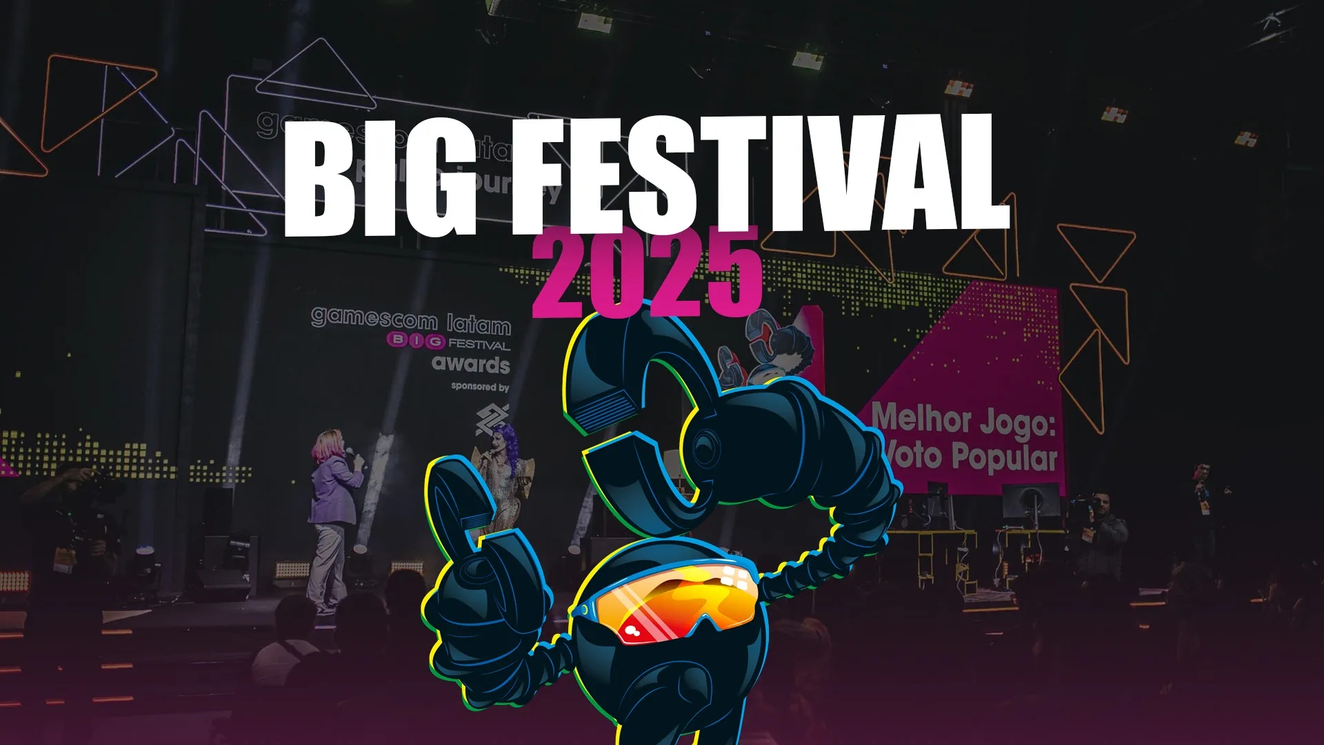 Imagem de fundo do produto BIG Festival na gamescom 2025: Confira os vencedores!