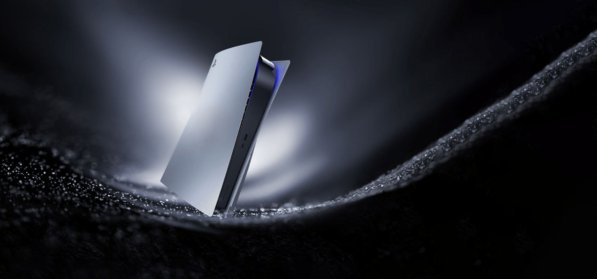 Imagem de fundo do produto Tampas do console PS5 - Sterling Silver