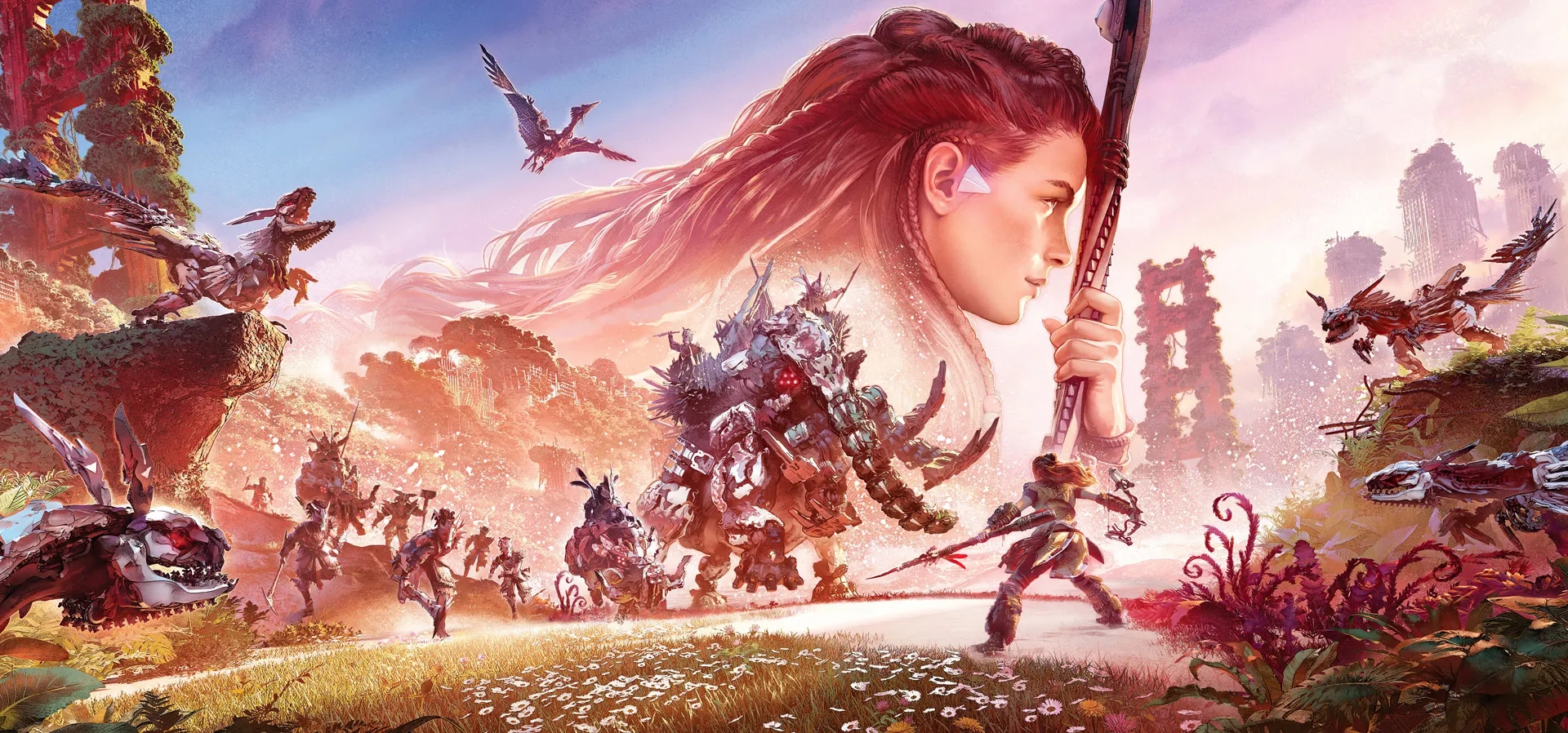 Imagem de fundo do produto Horizon Forbidden West PS5 Complete Edition - Físico