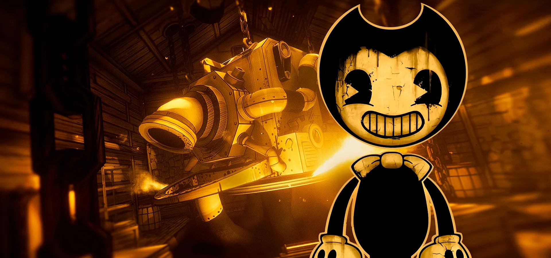 Imagem de fundo do produto Bendy and the Ink Machine - PS4