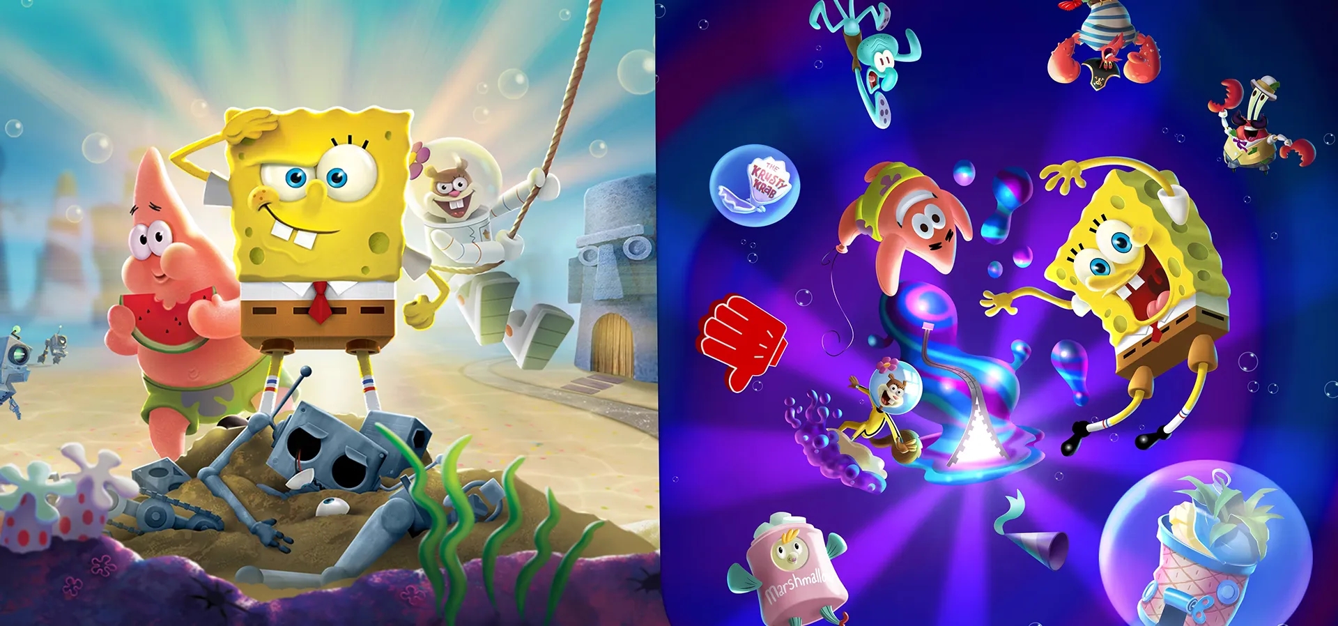 Imagem de fundo do produto Bob Esponja: Game Bundle - PS4 & PS5