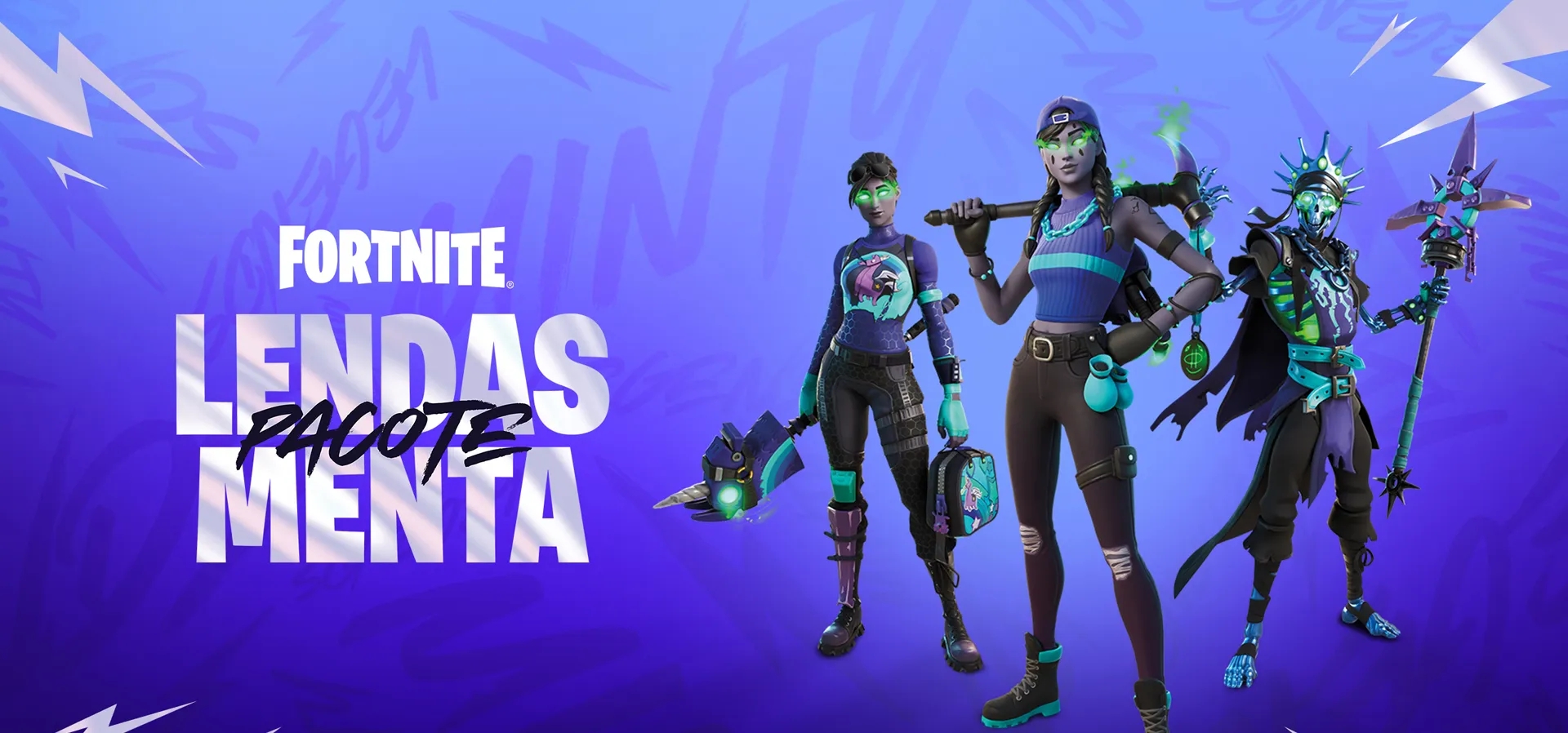 Imagem de fundo do produto Fortnite: The Minty Legends Pack - Xbox One e Series X|S