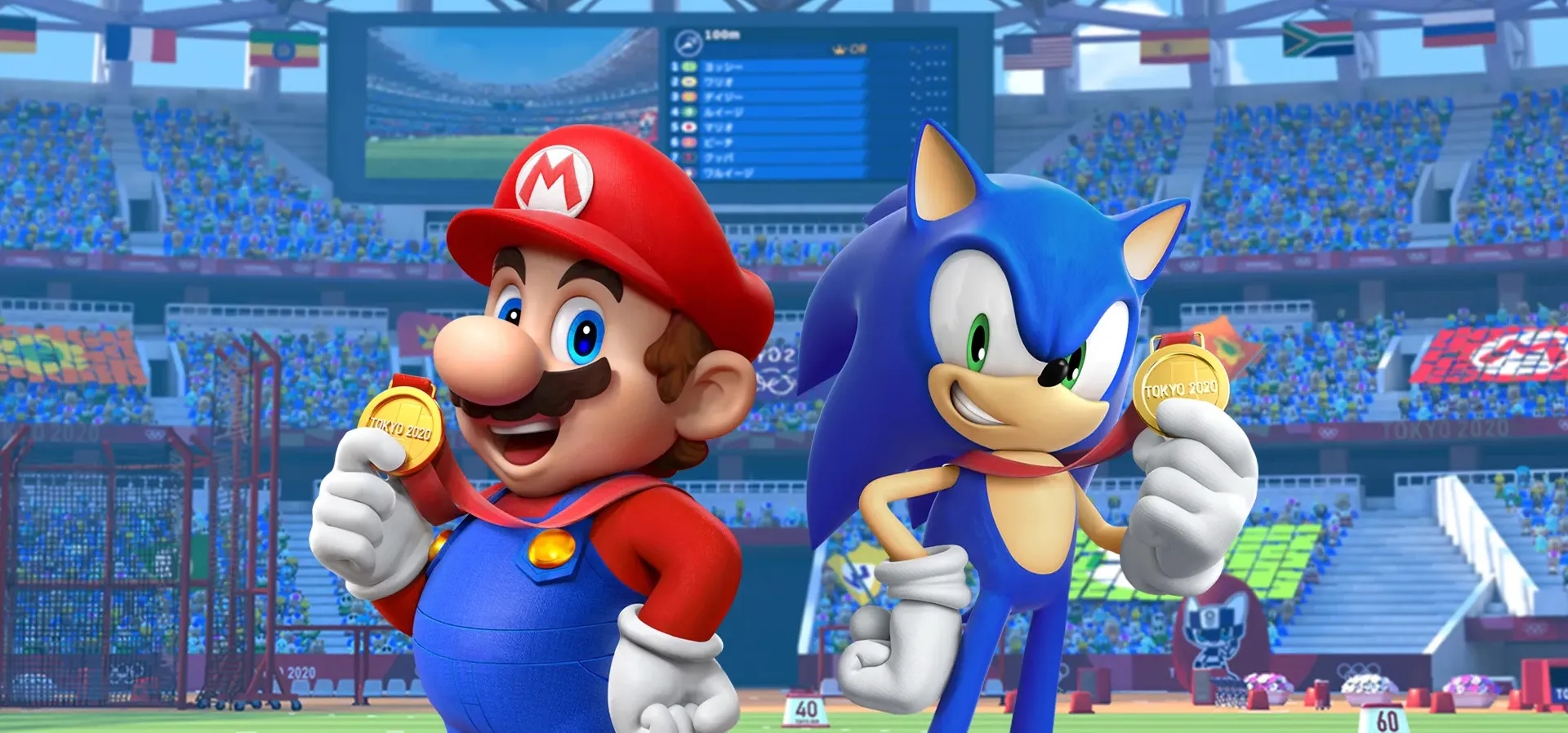 Imagem de fundo do produto Mario & Sonic at the Olympic Games Tokyo 2020 Switch