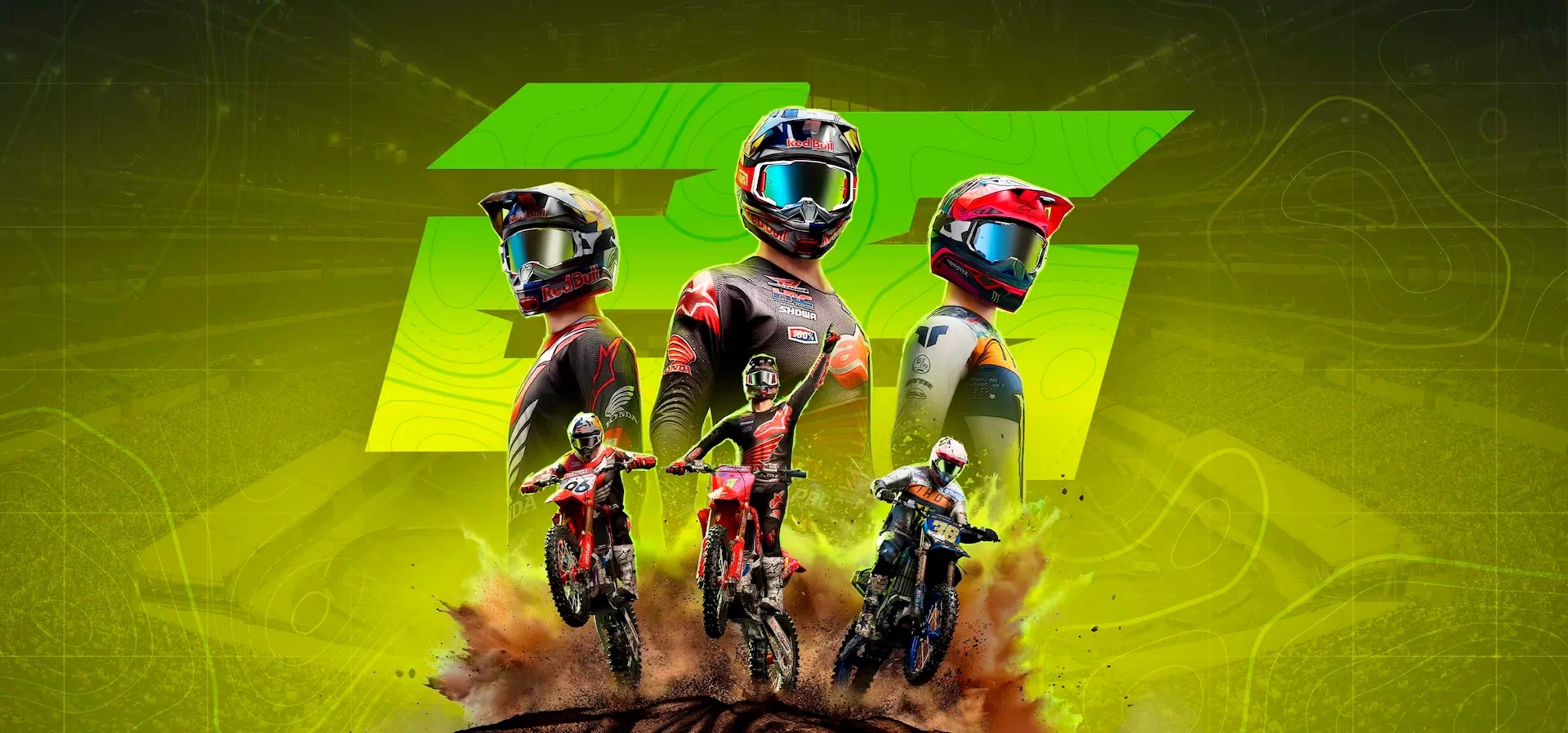 Imagem de fundo do produto Monster Energy Supercross 25 - The Official Video Game - Xbox Series X|S