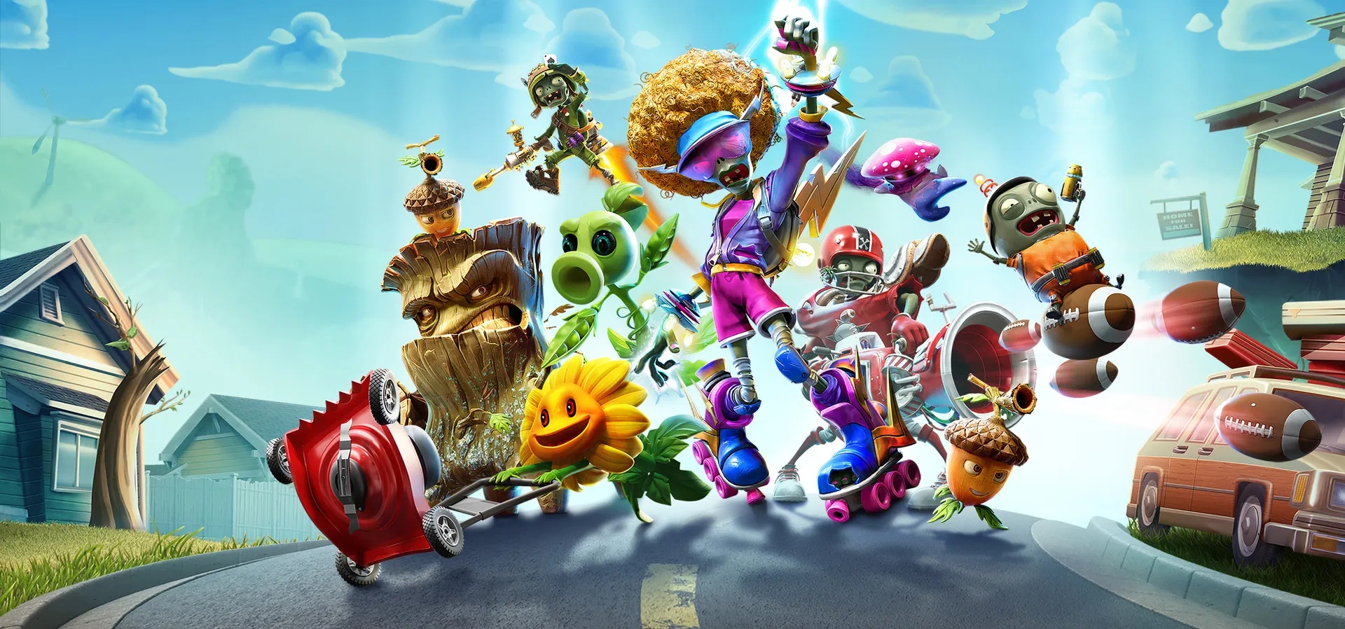 Imagem de fundo do produto Plants vs. Zombies™: Batalha por Neighborville Edição Completa - Switch