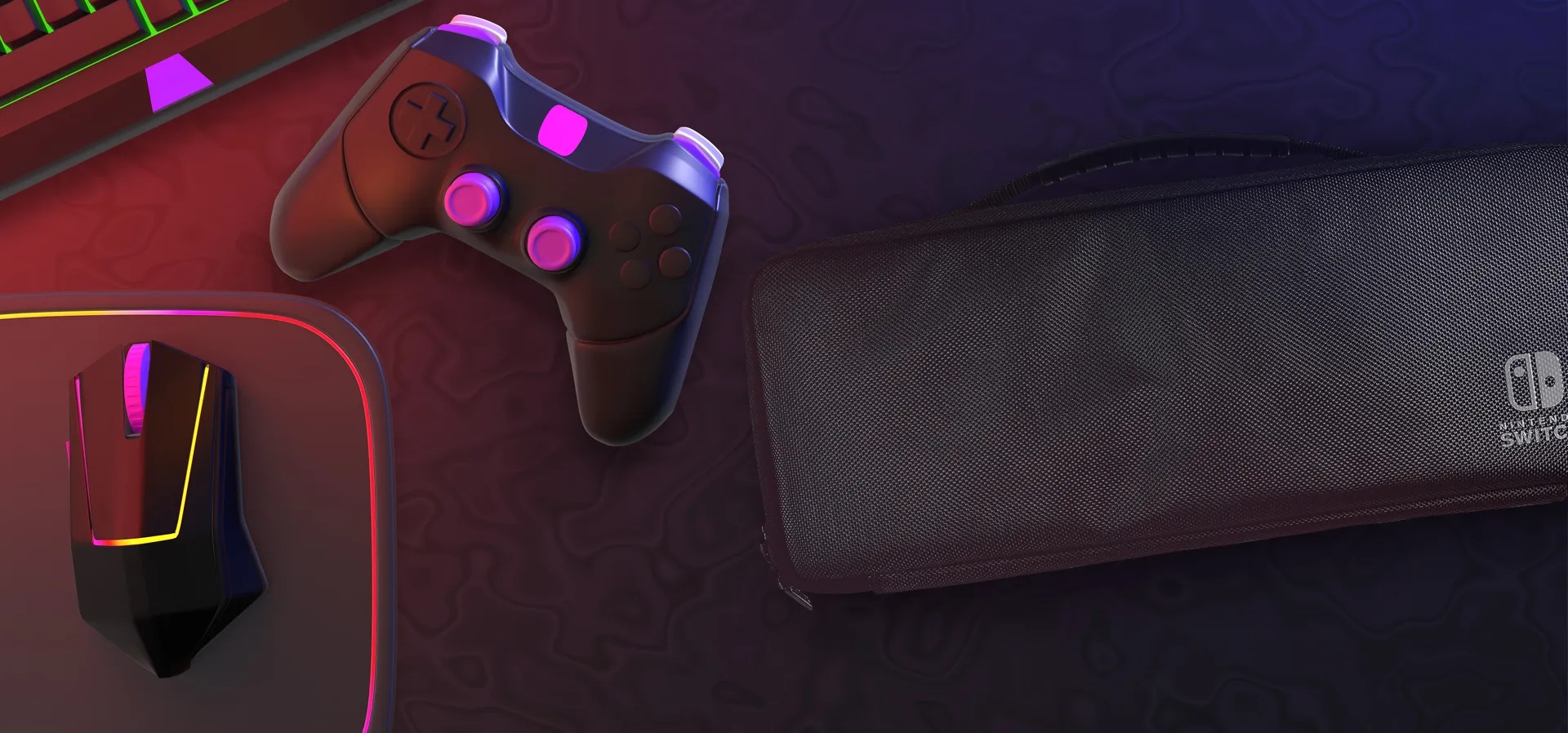 Imagem de fundo do produto Case de Proteção Nintendo Switch Cargo Pouch