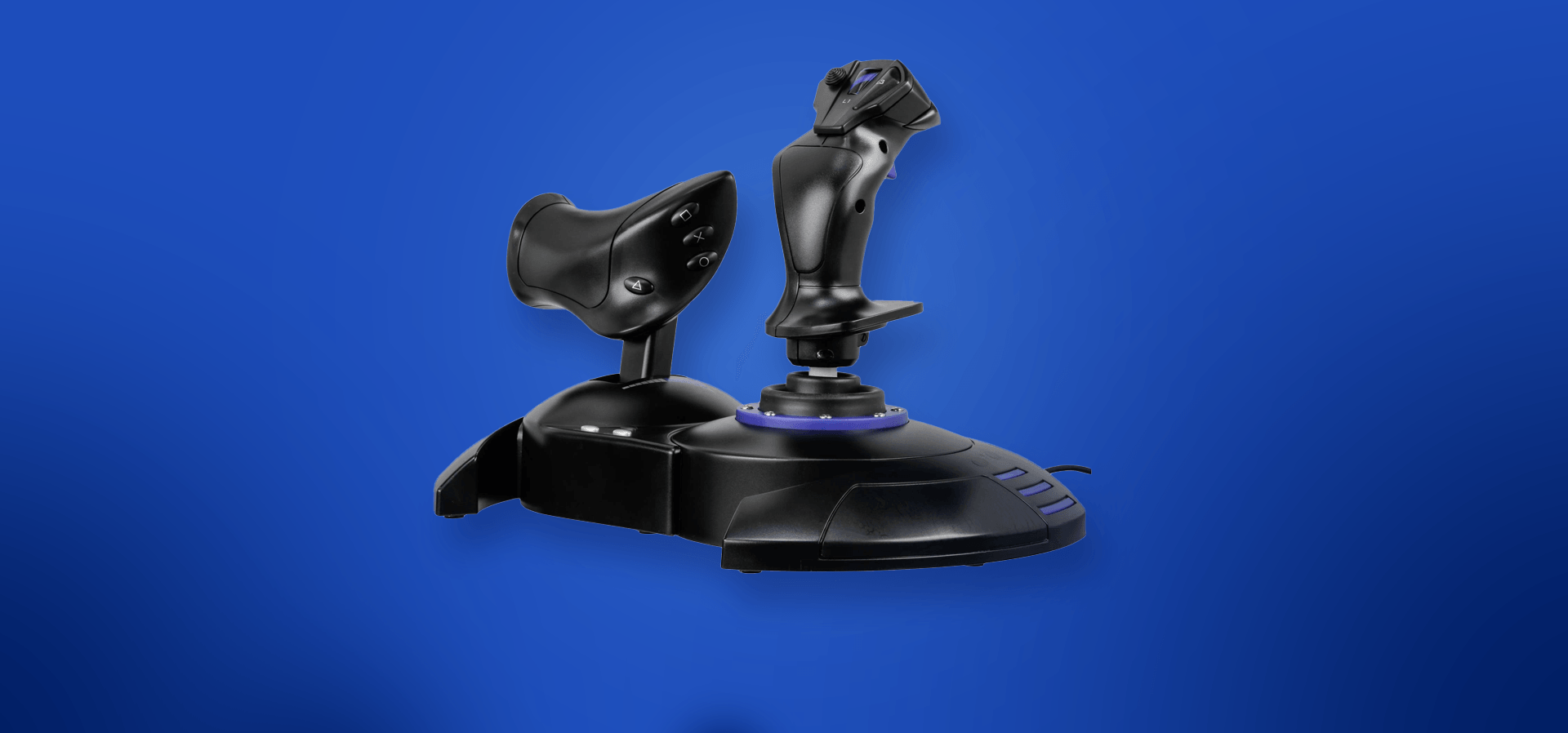 Imagem de fundo do produto Joystick Thrustmaster T.FLIGHT Hotas 4 - PC, PS4, PS5