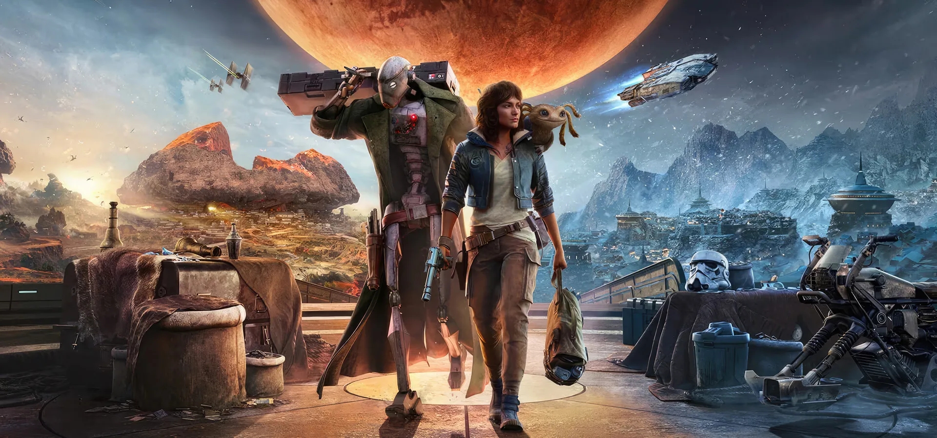 Imagem de fundo do produto Star Wars Outlaws Standard Edition - Xbox Series X|S