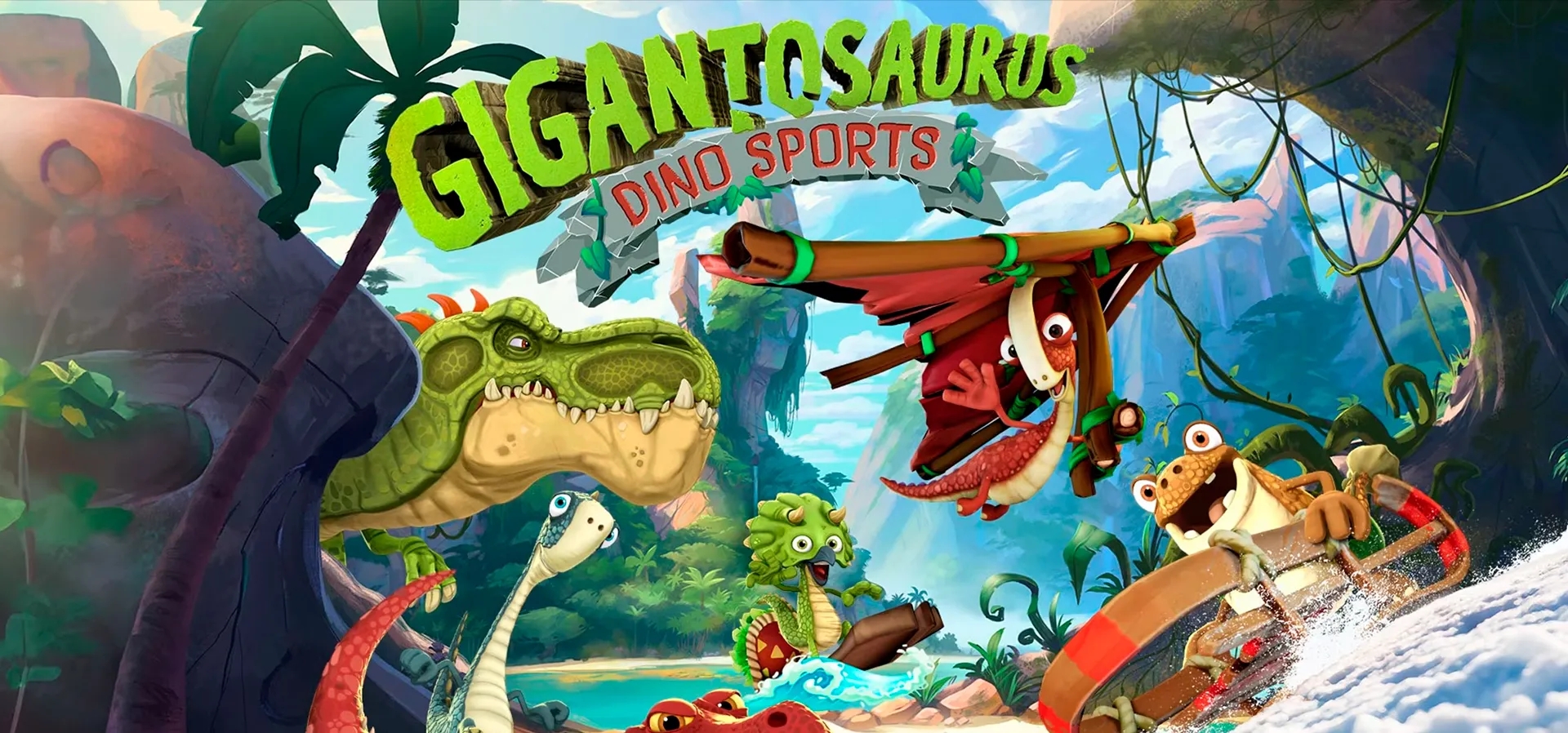 Imagem de fundo do produto Gigantosaurus: Dino Sports