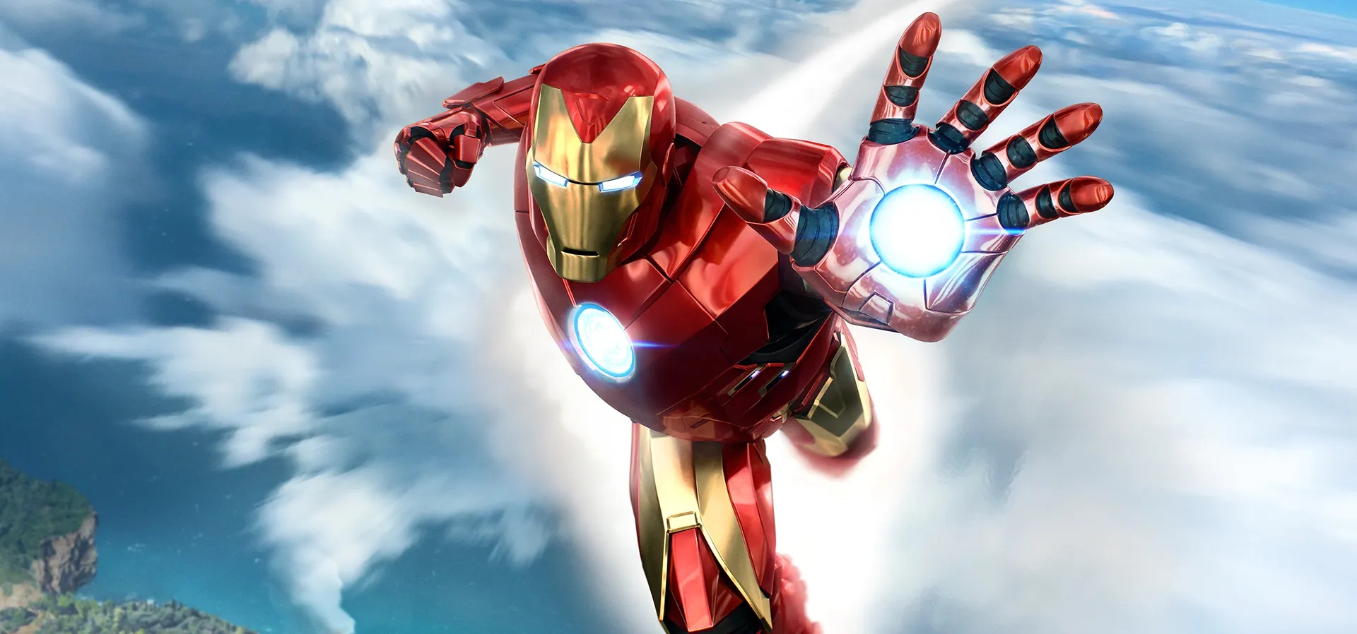 Imagem de fundo do produto Marvel’s Iron Man VR PS4 - Físico