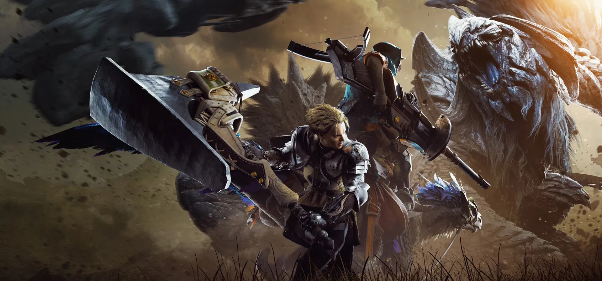 Imagem de fundo do produto Monster Hunter Wilds Edição Deluxe - Xbox Series X|S