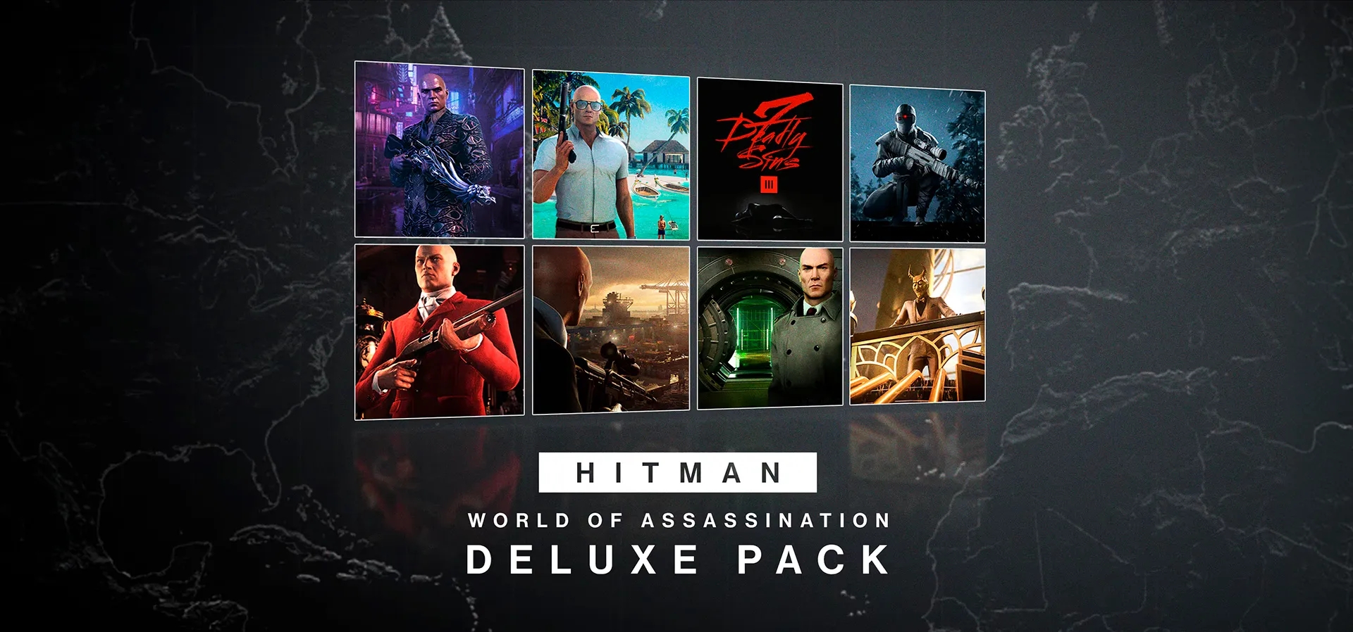 Imagem de fundo do produto HITMAN World of Assassination Deluxe Pack DLC - Xbox One e Series X|S