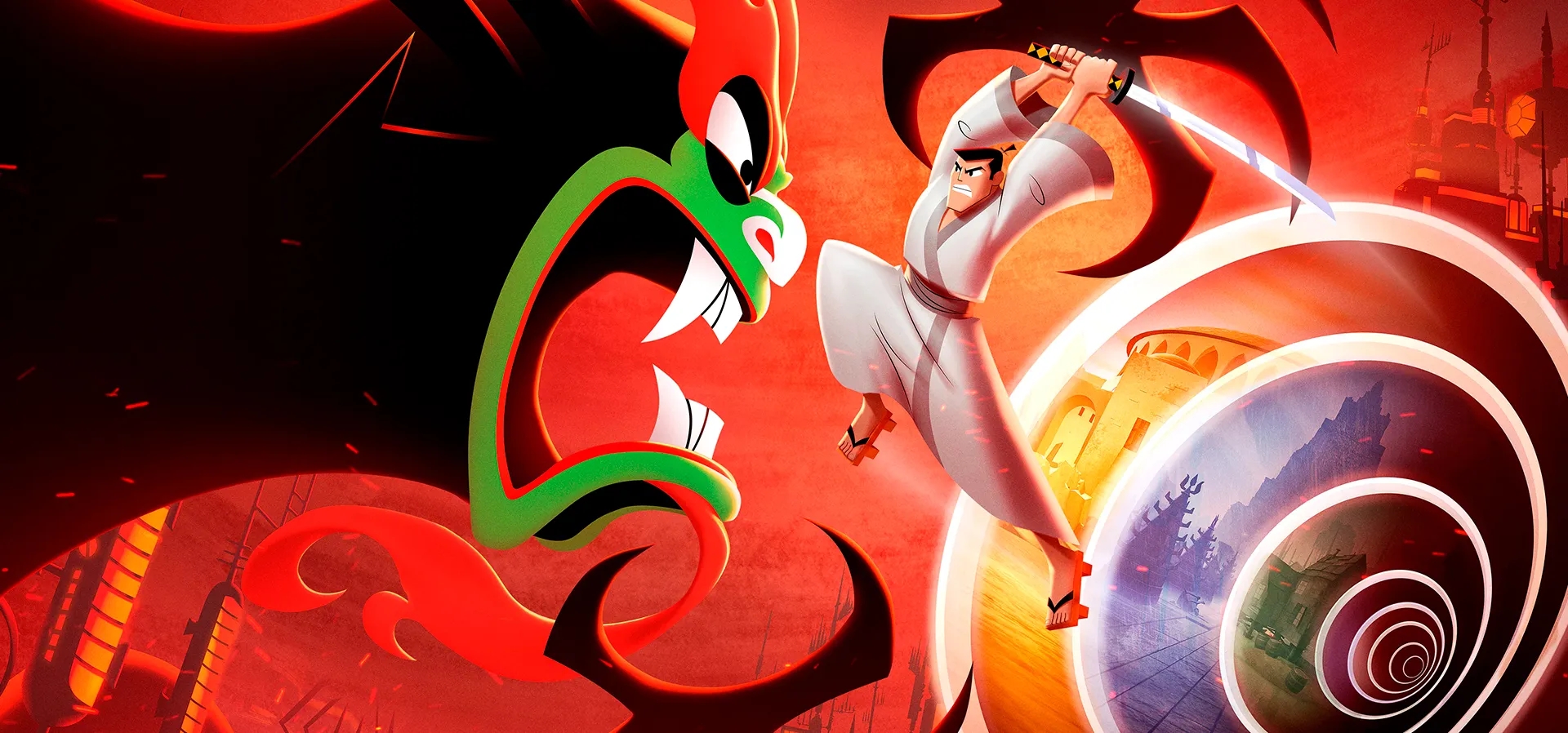 Imagem de fundo do produto Samurai Jack: Battle Through Time - PS4