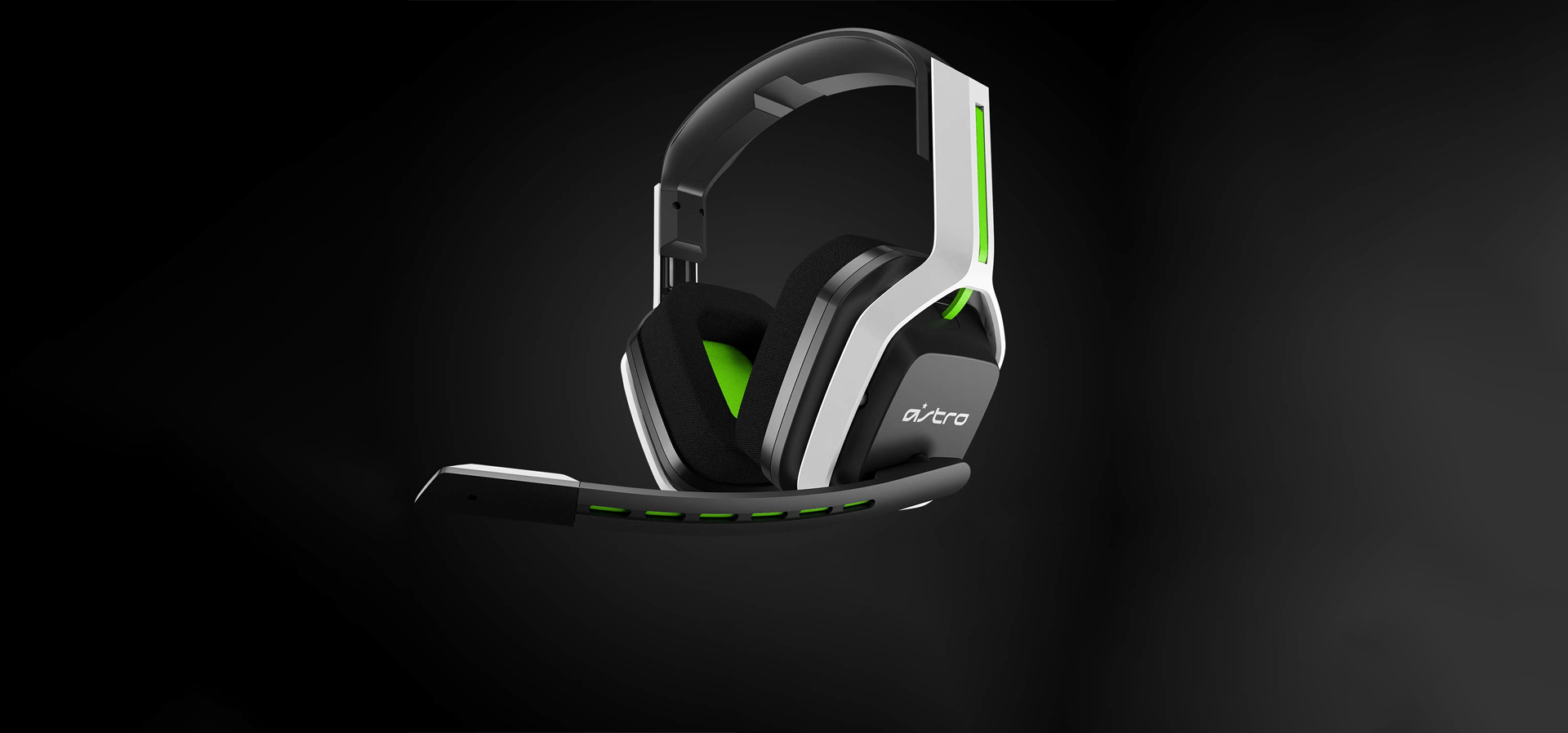 Imagem de fundo do produto Headset Sem Fio ASTRO Gaming A20 Gen 2 - Branco/Verde