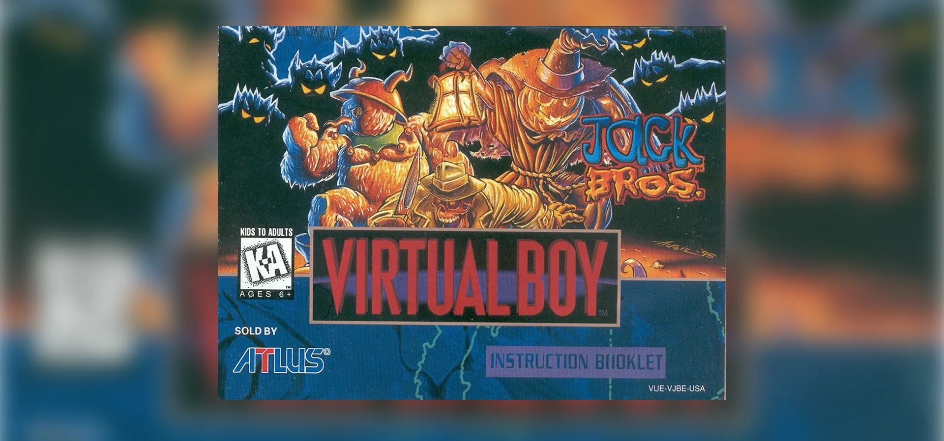 Imagem de fundo do produto Jack Bros. - Virtual Boy