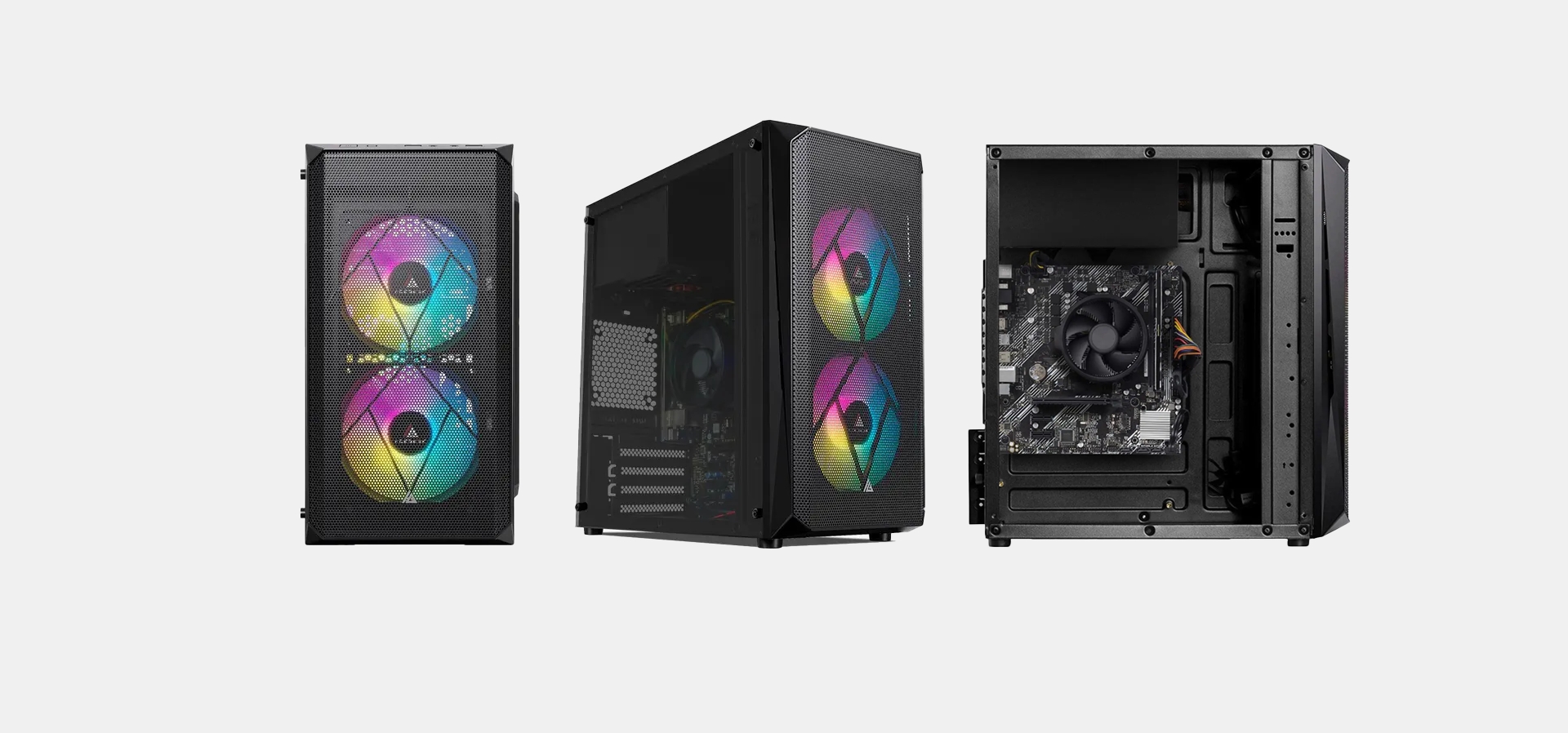 Imagem de fundo do produto PC Gamer Mancer, AMD Ryzen 5 3400G, RX Vega 11, 8GB DDR4, SSD 240GB, Fonte 500W 80 Plus