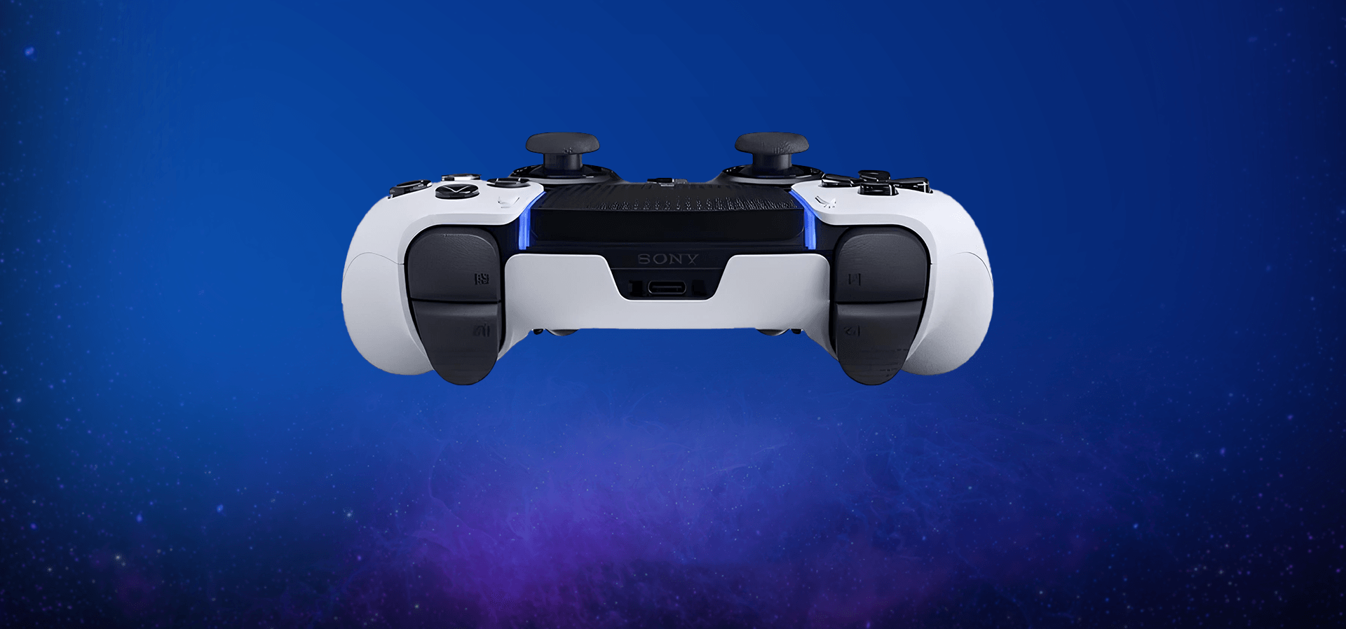 Imagem de fundo do produto Controle PS5 Preto e Branco sem fio (Dualsense Edge)