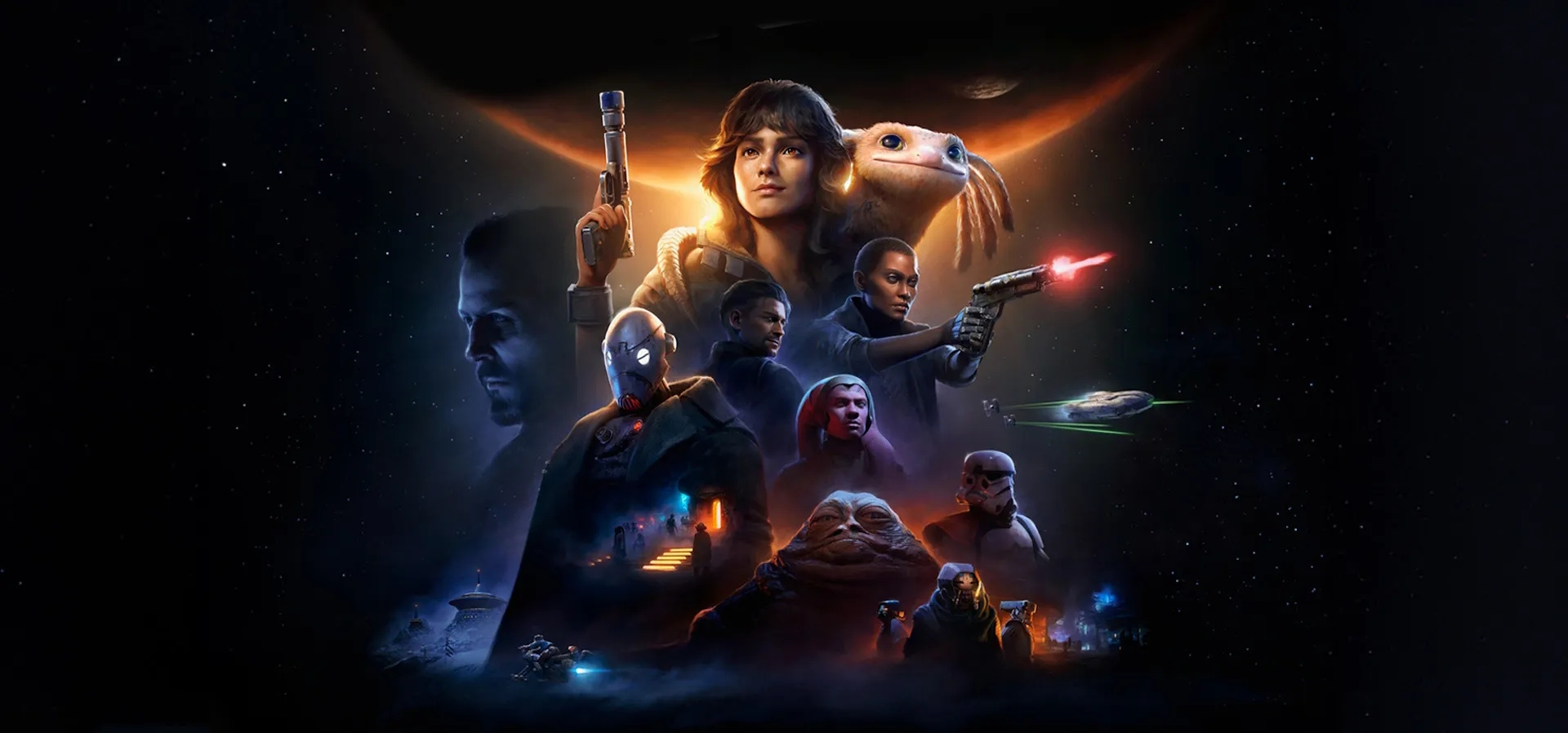 Imagem de fundo do produto Star Wars Outlaws Ultimate Edition - Xbox Series X|S