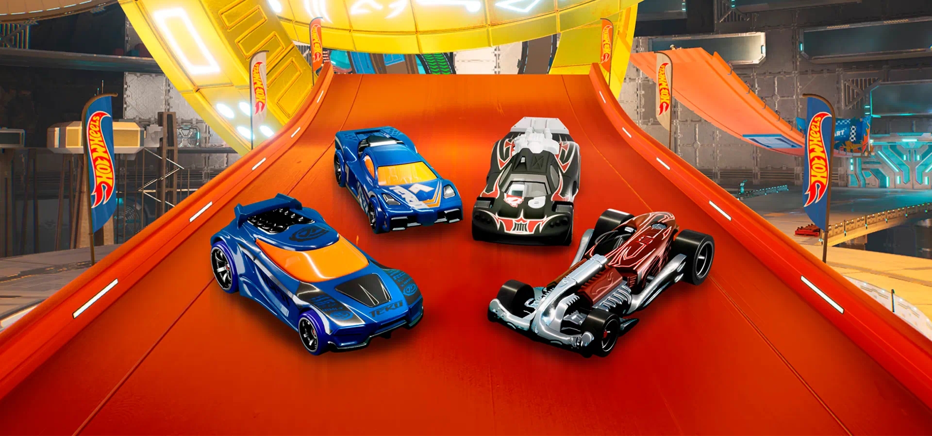 Imagem de fundo do produto HOT WHEELS UNLEASHED™ 2 - AcceleRacers Expansion Pack - Switch