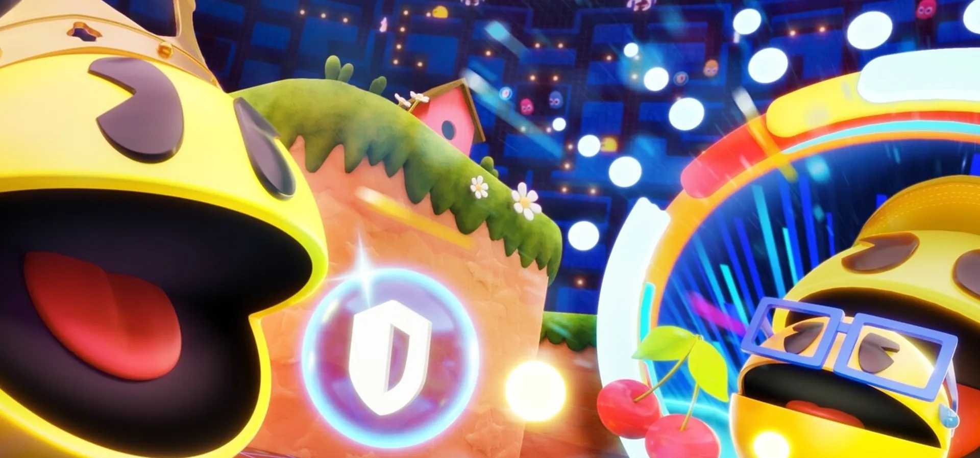 Imagem de fundo do produto PAC-MAN Mega Tunnel Battle: Chomp Champs Deluxe Edition - Switch