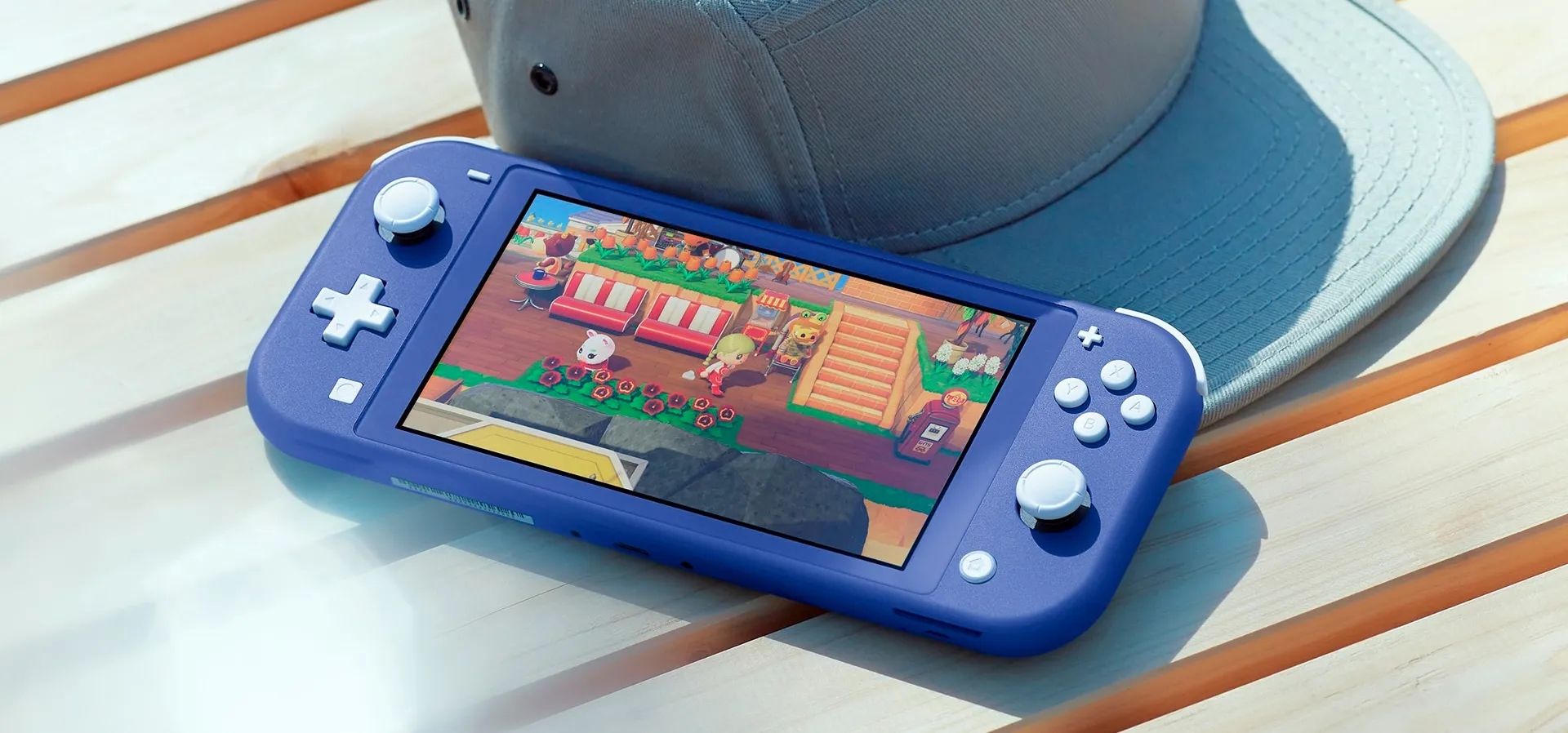 Imagem de fundo do produto Console Nintendo Switch Lite - Azul