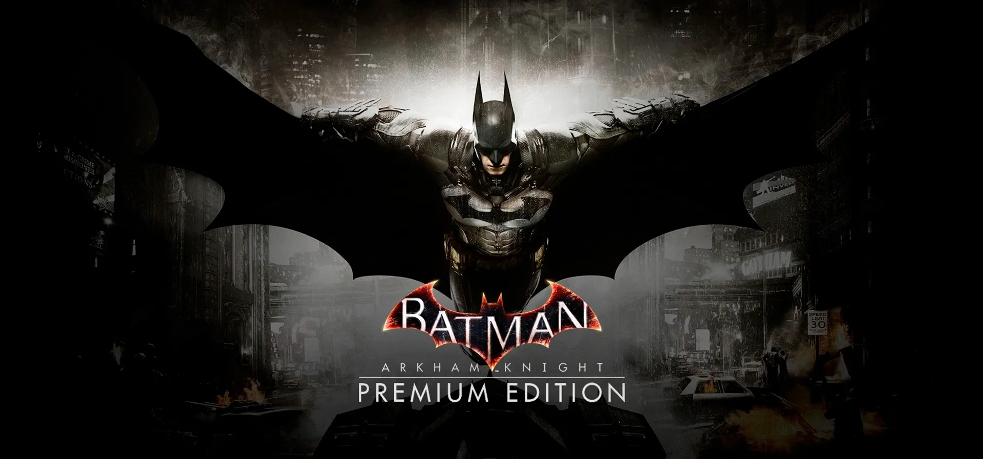 Imagem de fundo do produto Batman: Arkham Knight Premium - Xbox One e Series X|S