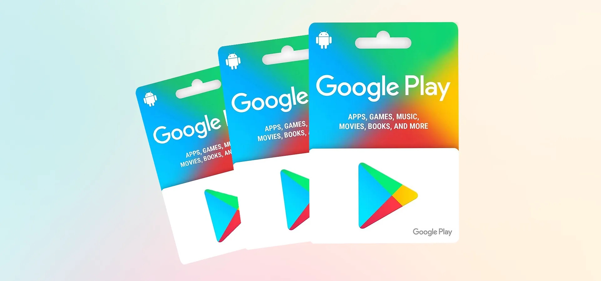 Imagem de fundo do produto Gift Card Google Play - 100 Reais 