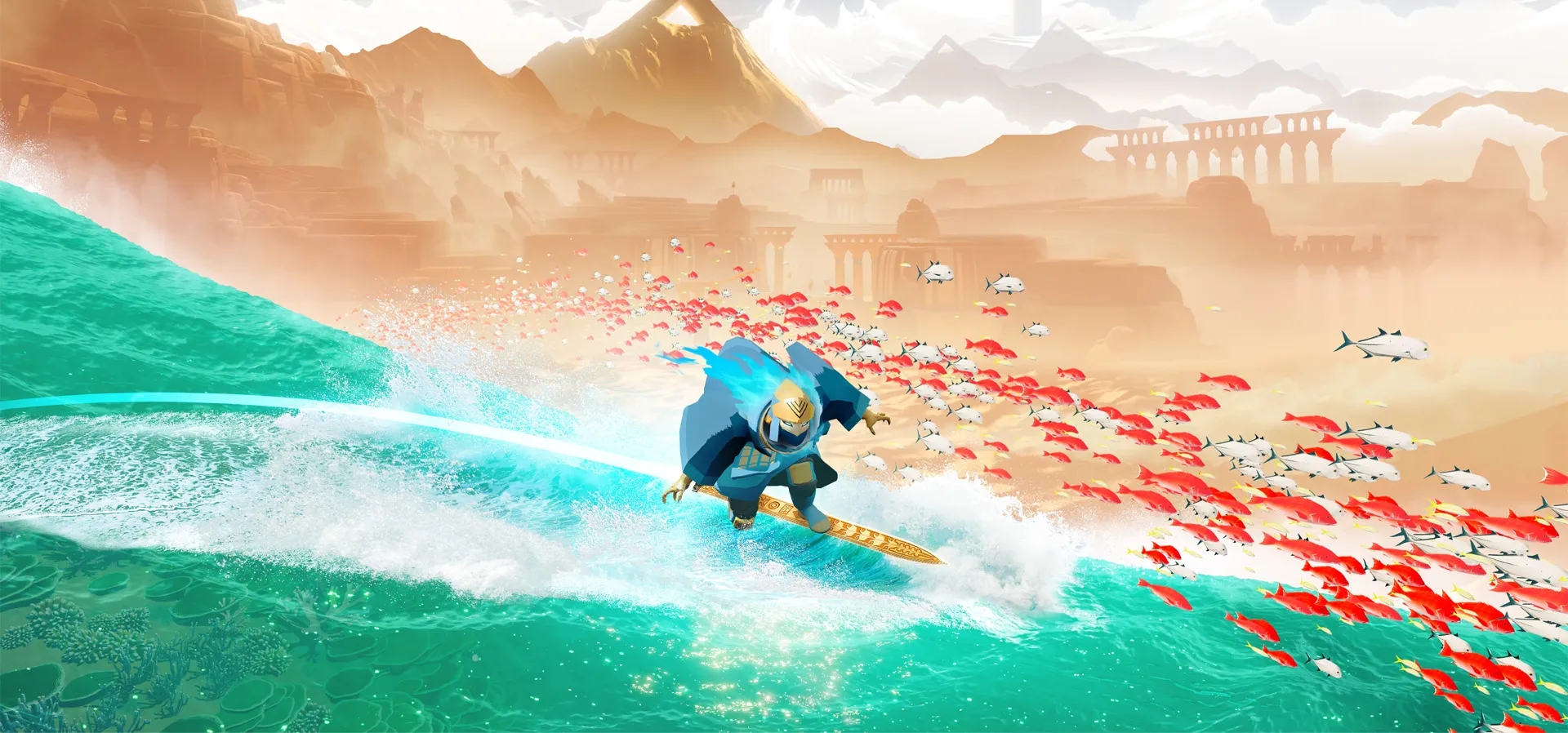 Imagem de fundo do produto Sword of the Sea - PS5