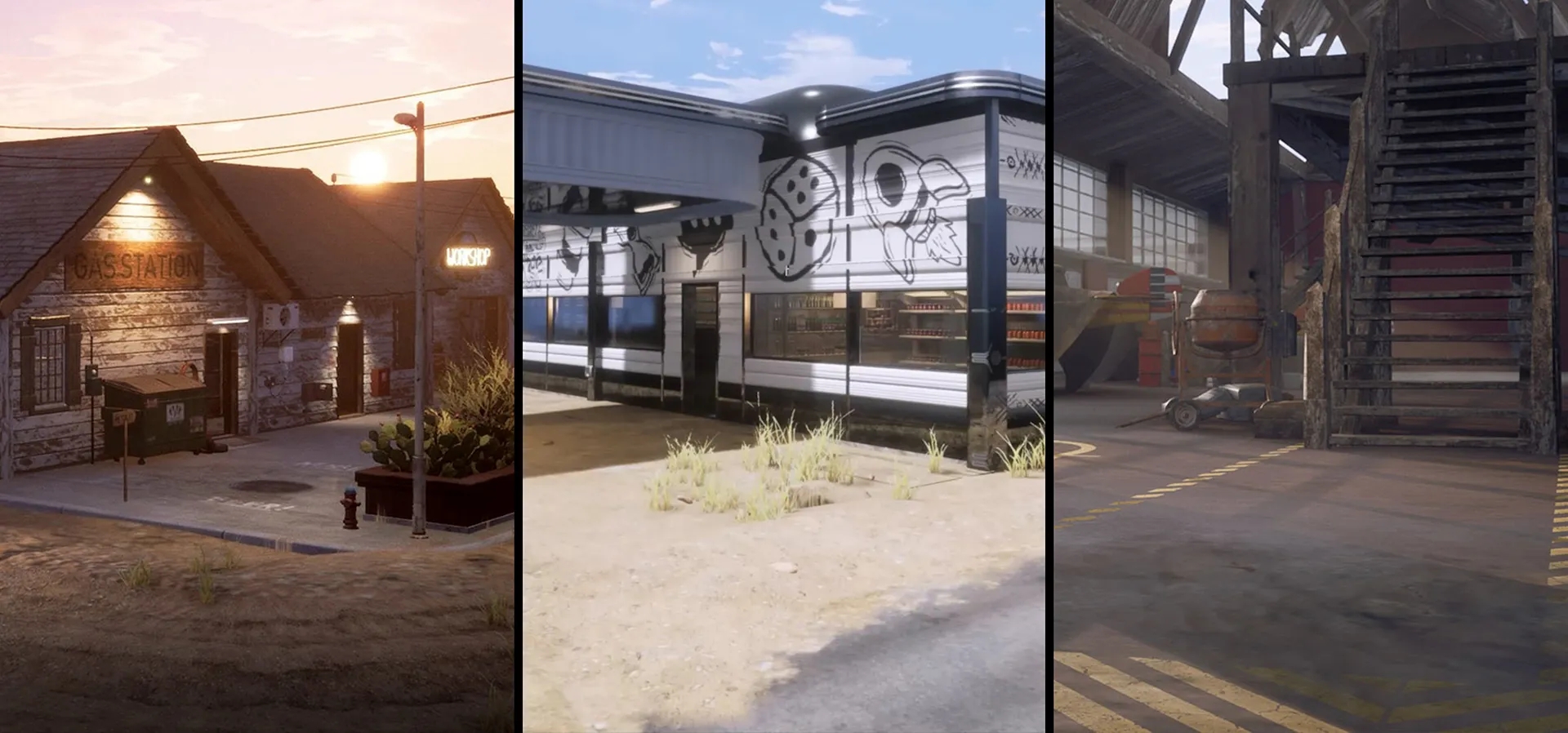 Imagem de fundo do produto Gas Station Simulator e Can Touch This DLC Bundle - PS4