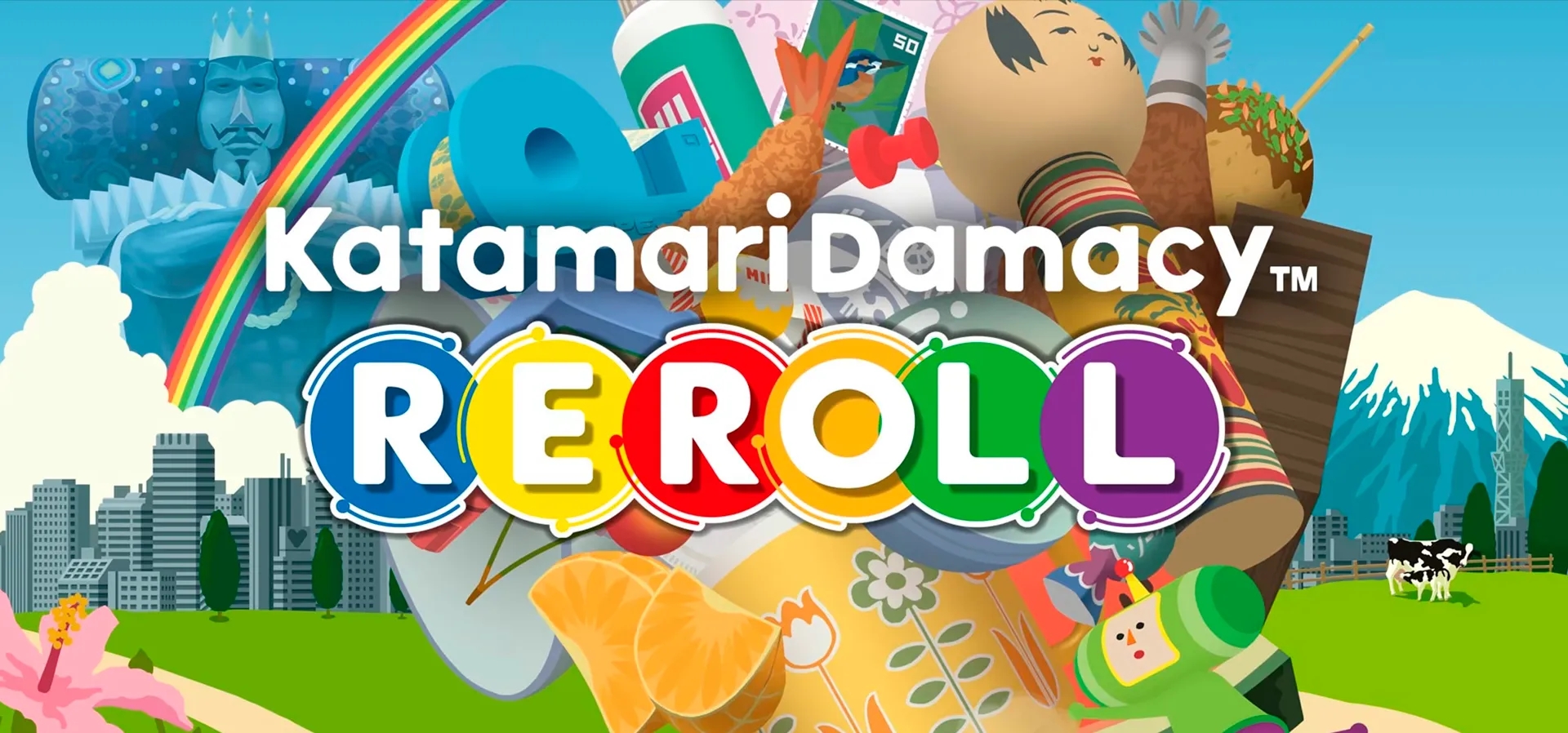 Imagem de fundo do produto Katamari Damacy REROLL Switch - Físico