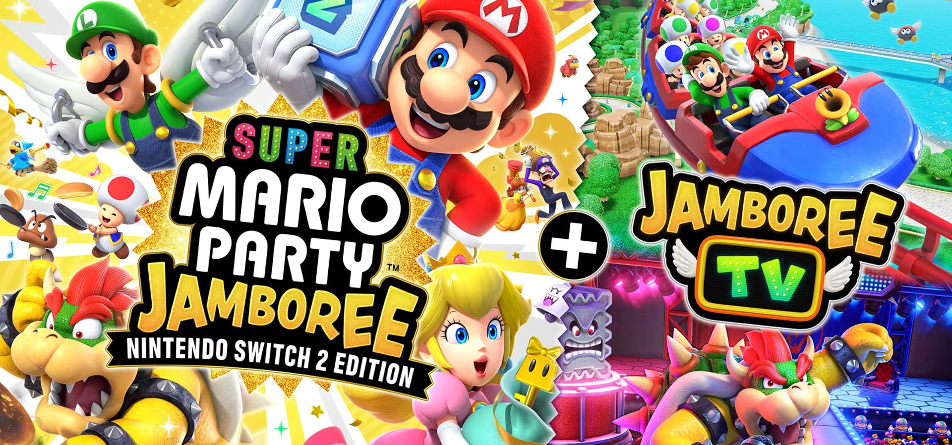 Imagem de fundo do produto Super Mario Party™ Jamboree – Nintendo Switch™ 2 Edition + Jamboree TV